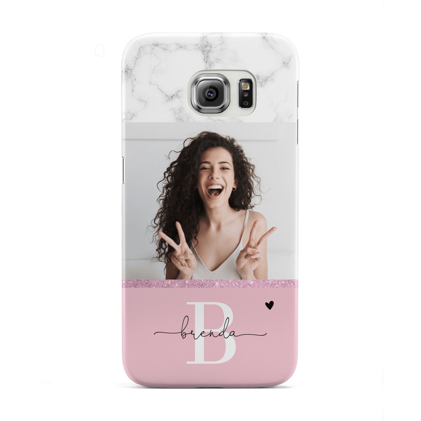 Custom Photo Marble Samsung Galaxy S6 Edge Case