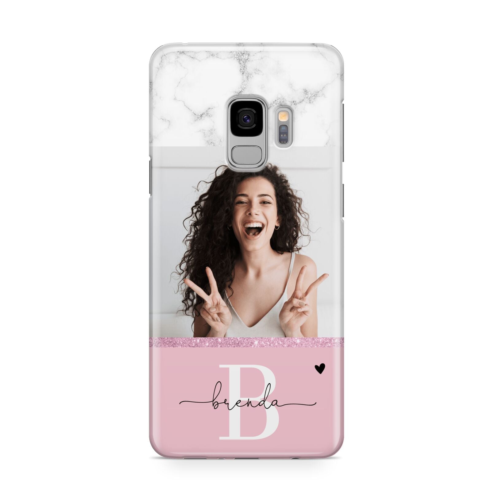 Custom Photo Marble Samsung Galaxy S9 Case