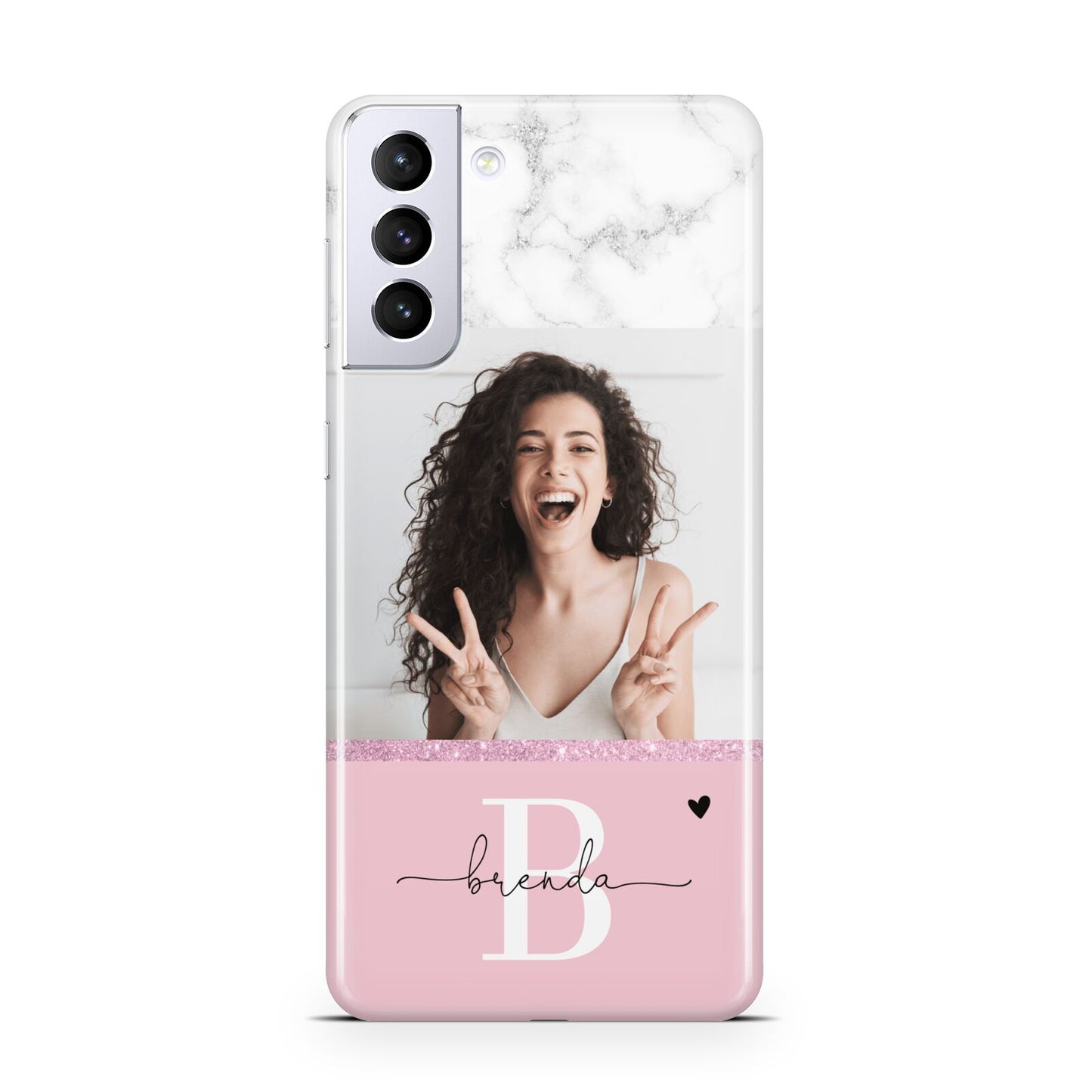 Custom Photo Marble Samsung S21 Plus Case