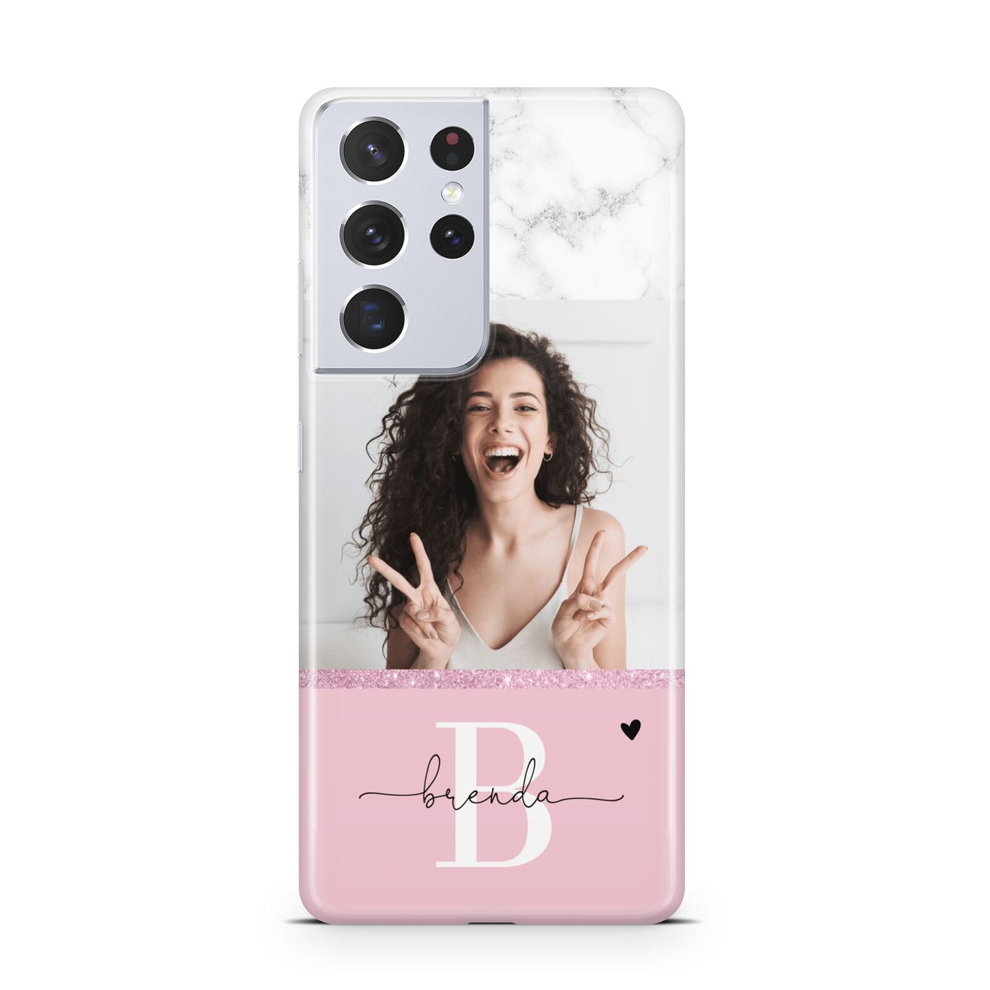 Custom Photo Marble Samsung S21 Ultra Case