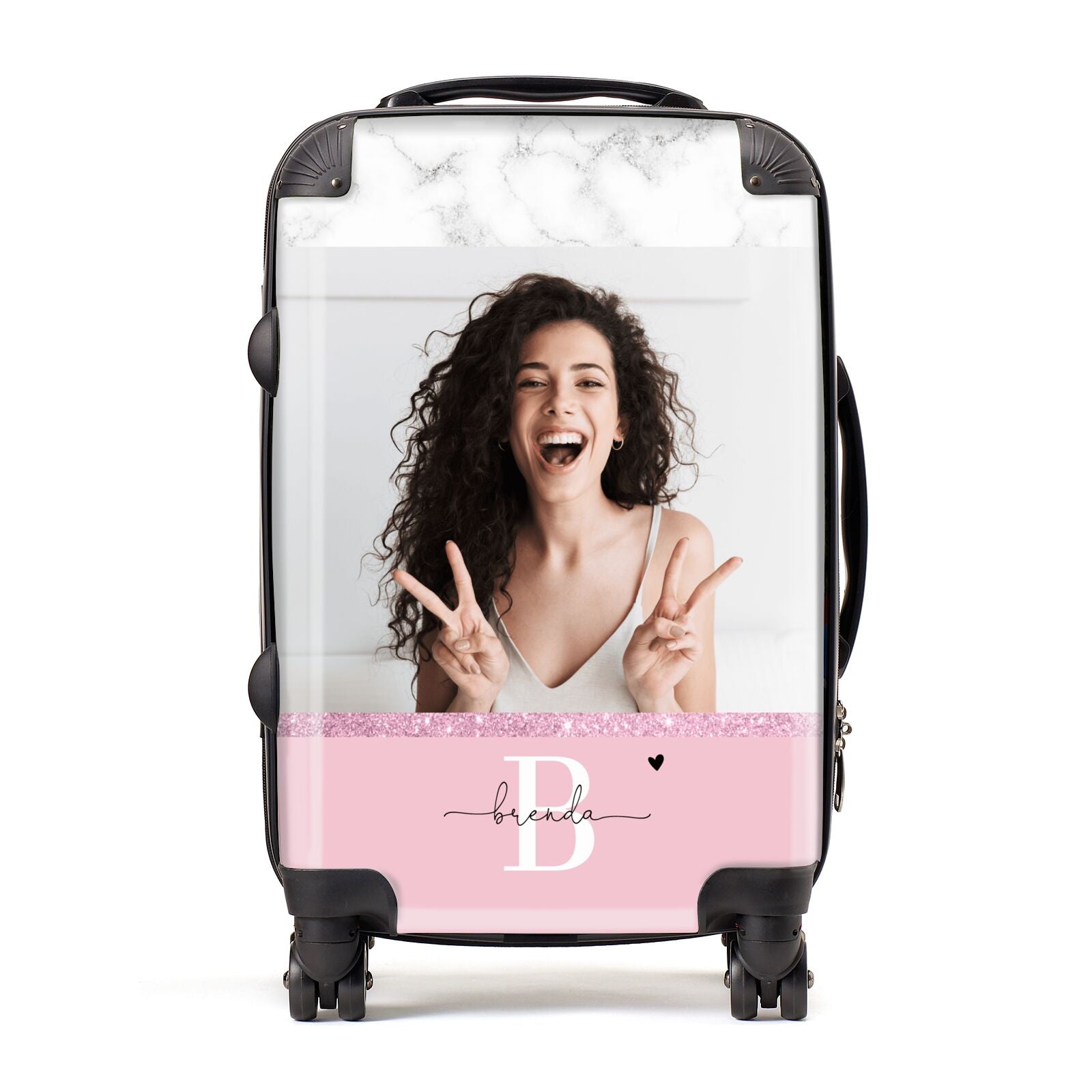 Custom Photo Marble Suitcase