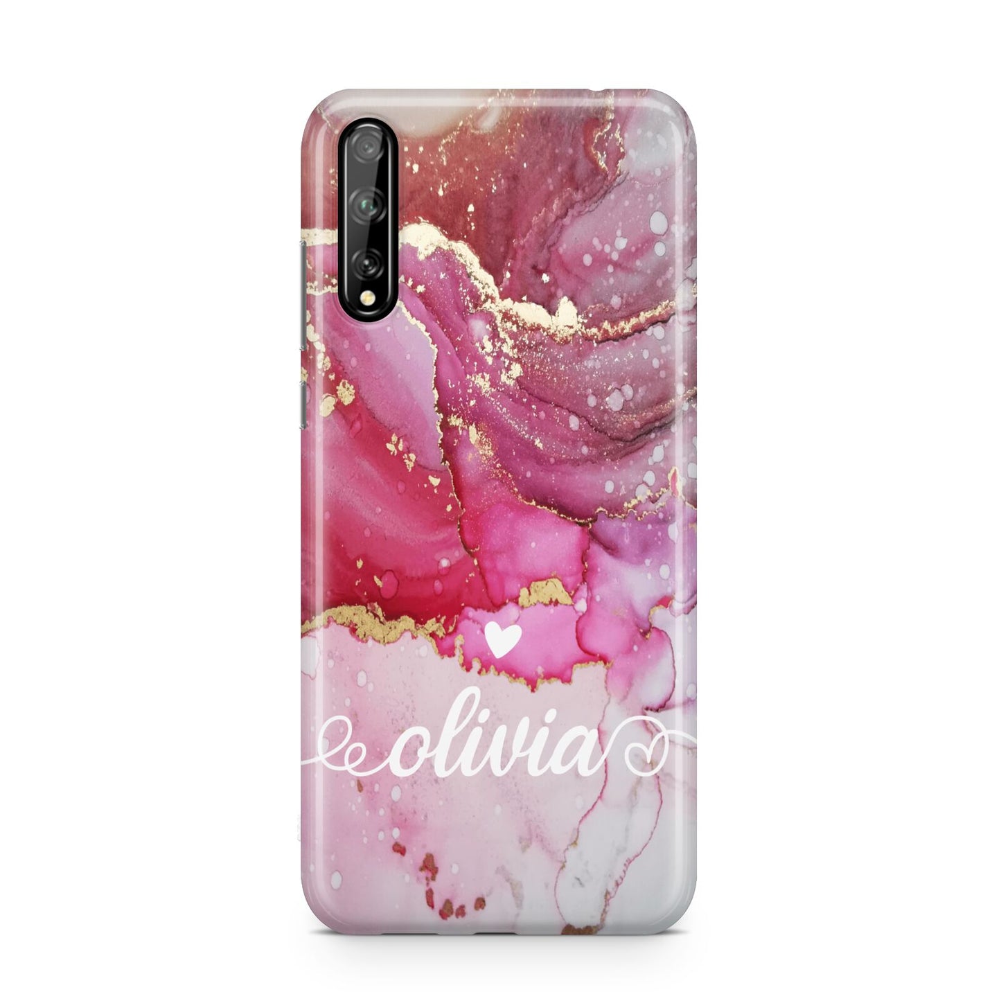 Custom Pink Marble Huawei Enjoy 10s Phone Case