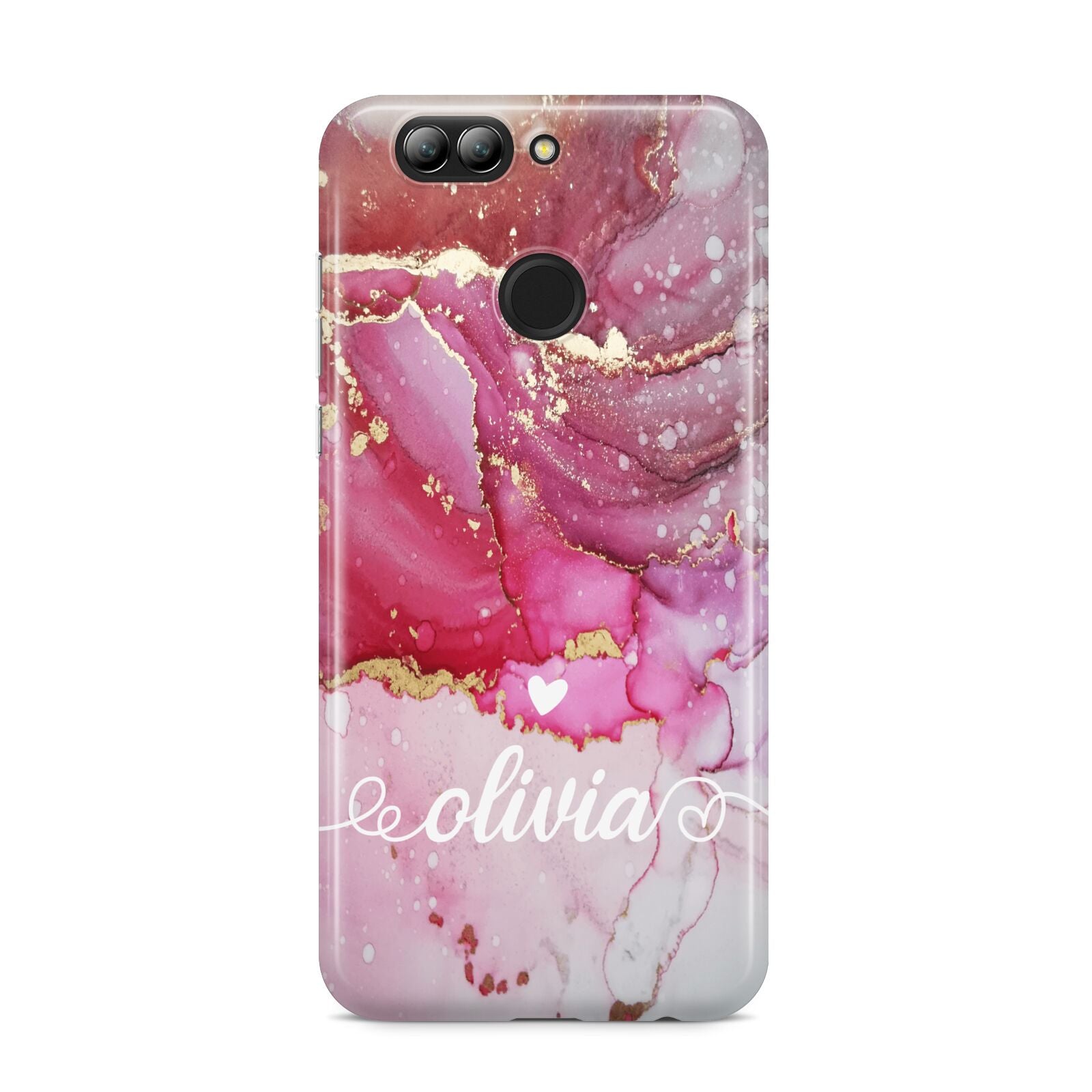 Custom Pink Marble Huawei Nova 2s Phone Case