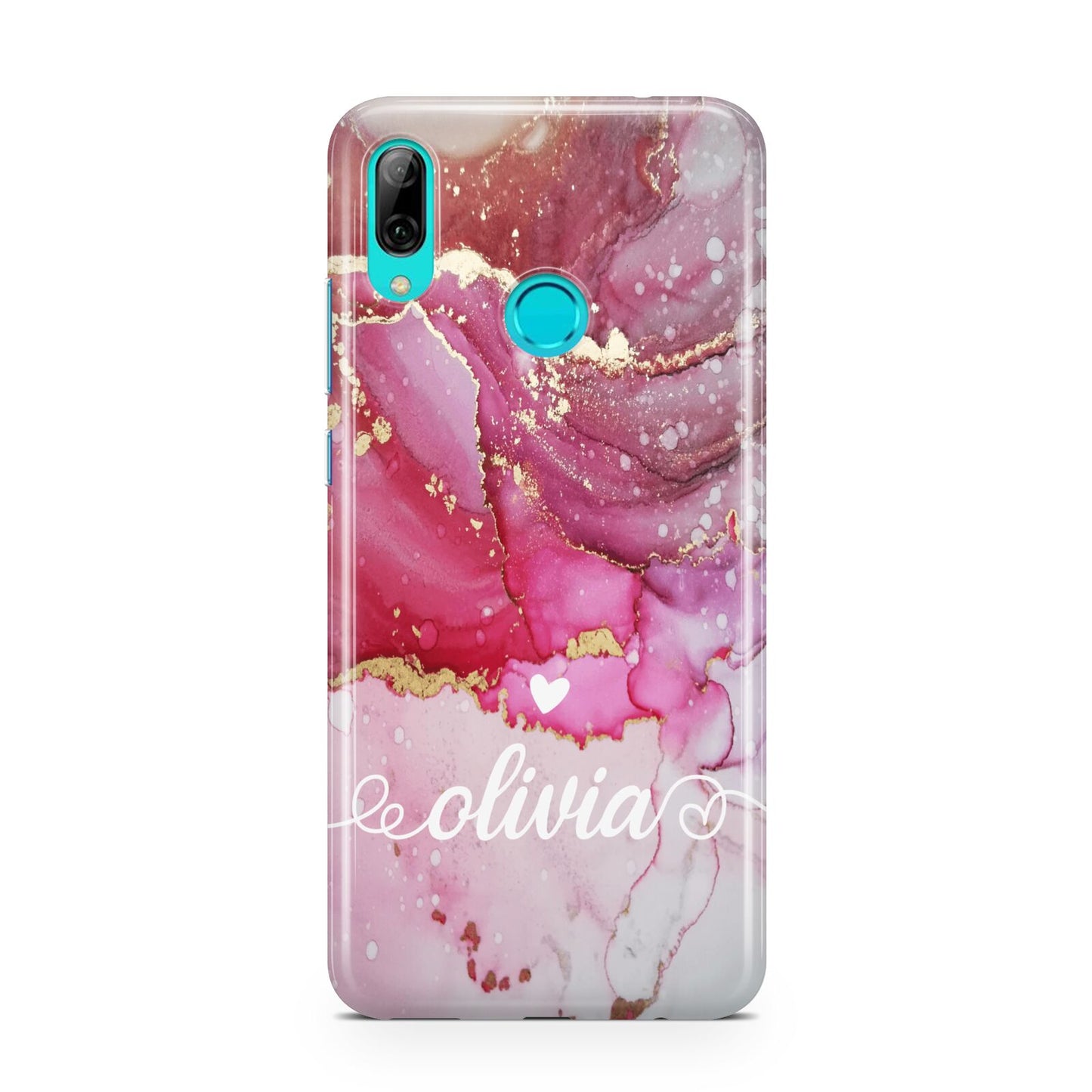 Custom Pink Marble Huawei P Smart 2019 Case