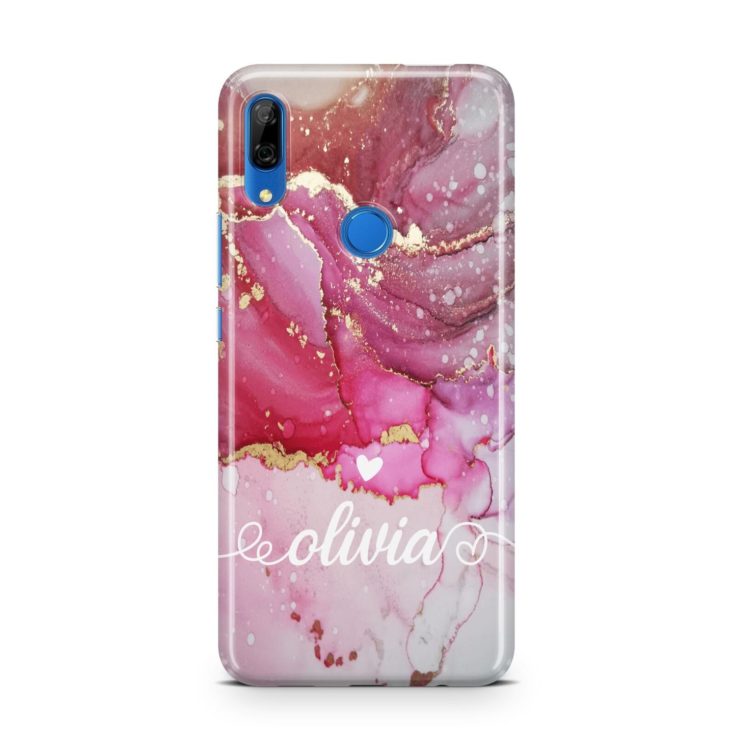 Custom Pink Marble Huawei P Smart Z