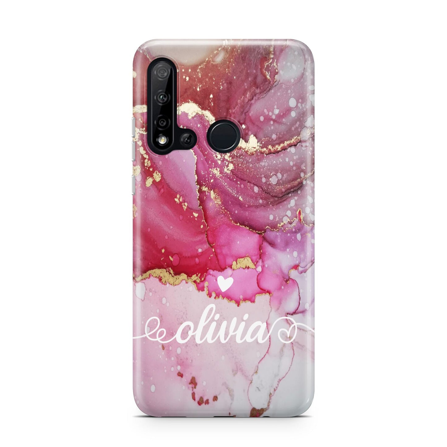 Custom Pink Marble Huawei P20 Lite 5G Phone Case