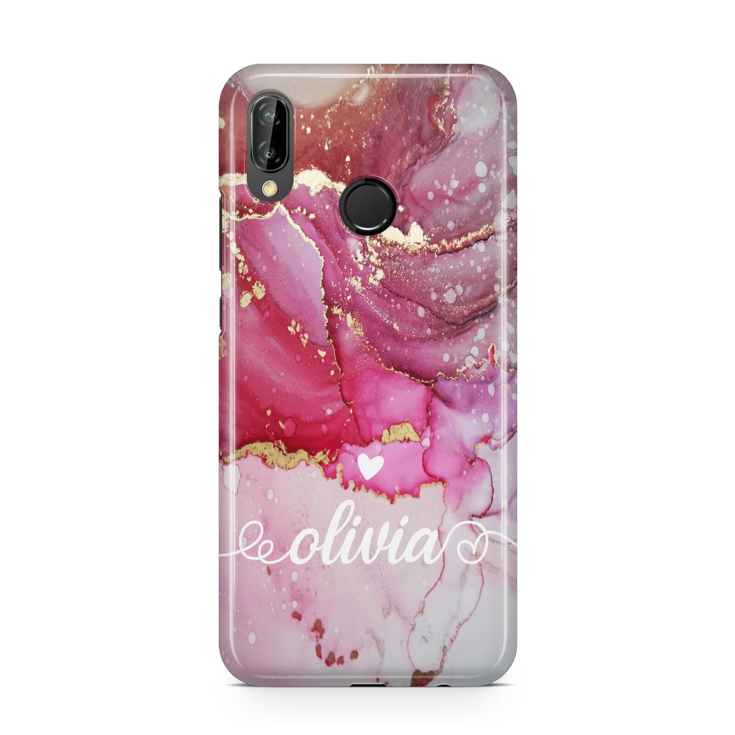 Custom Pink Marble Huawei P20 Lite Phone Case