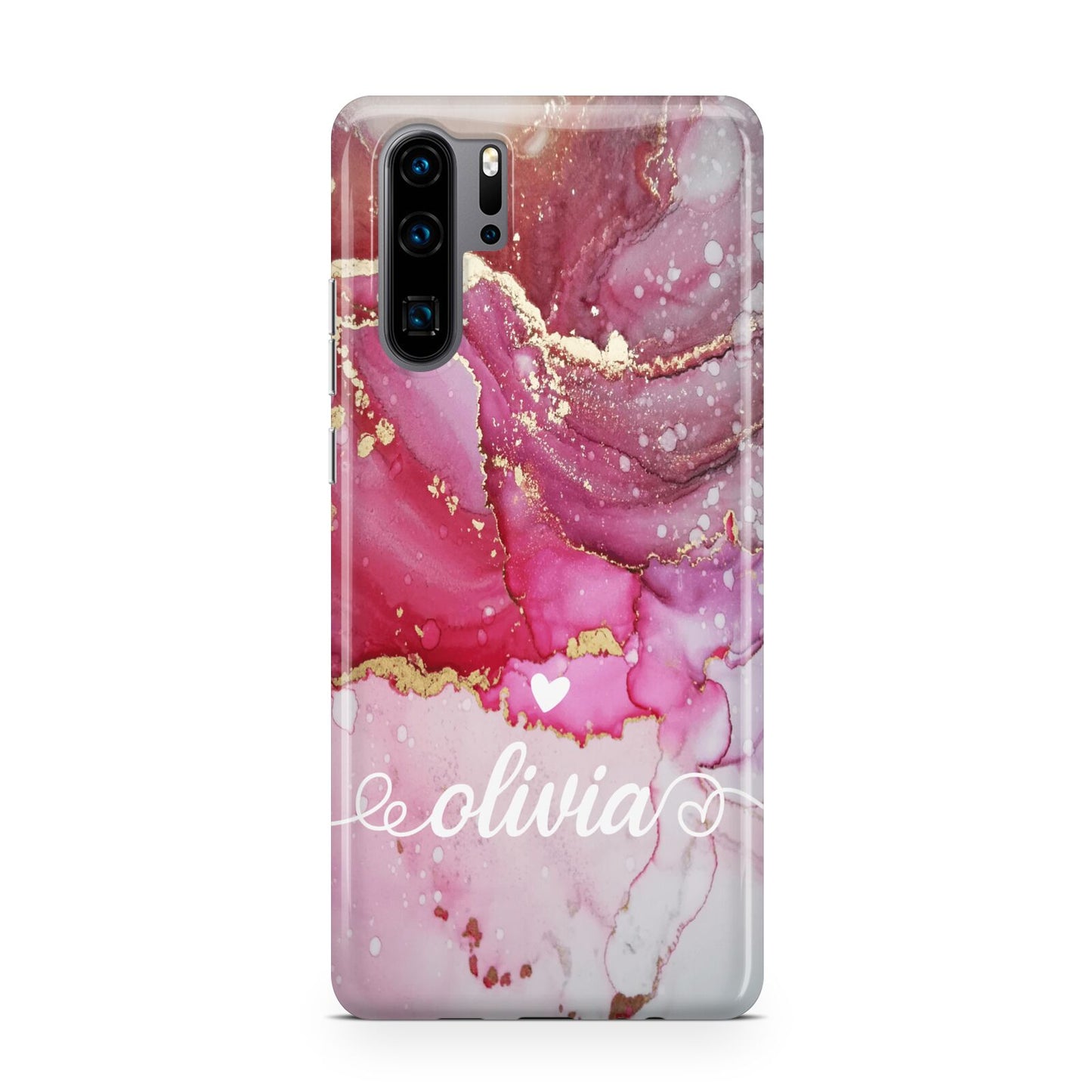 Custom Pink Marble Huawei P30 Pro Phone Case