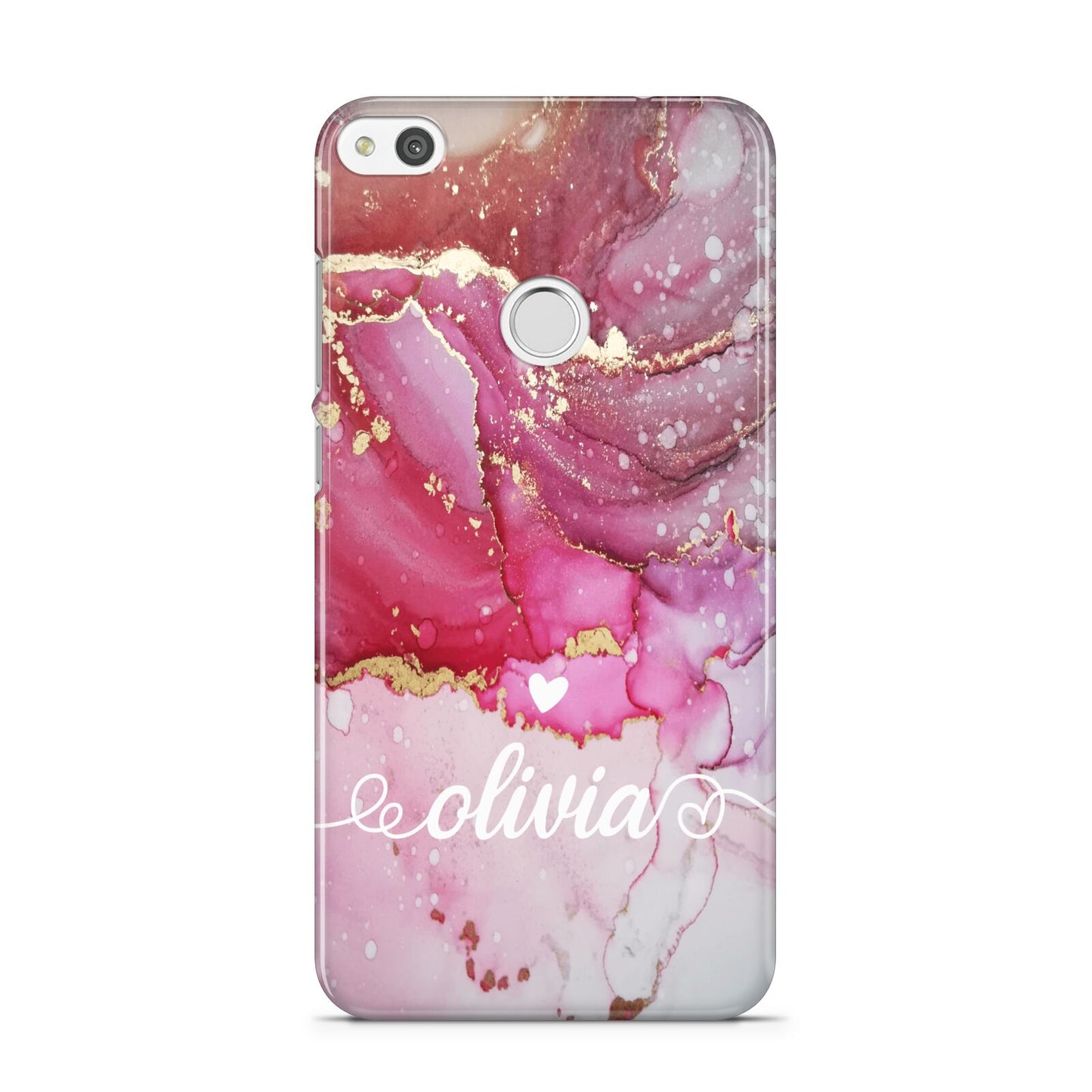 Custom Pink Marble Huawei P8 Lite Case