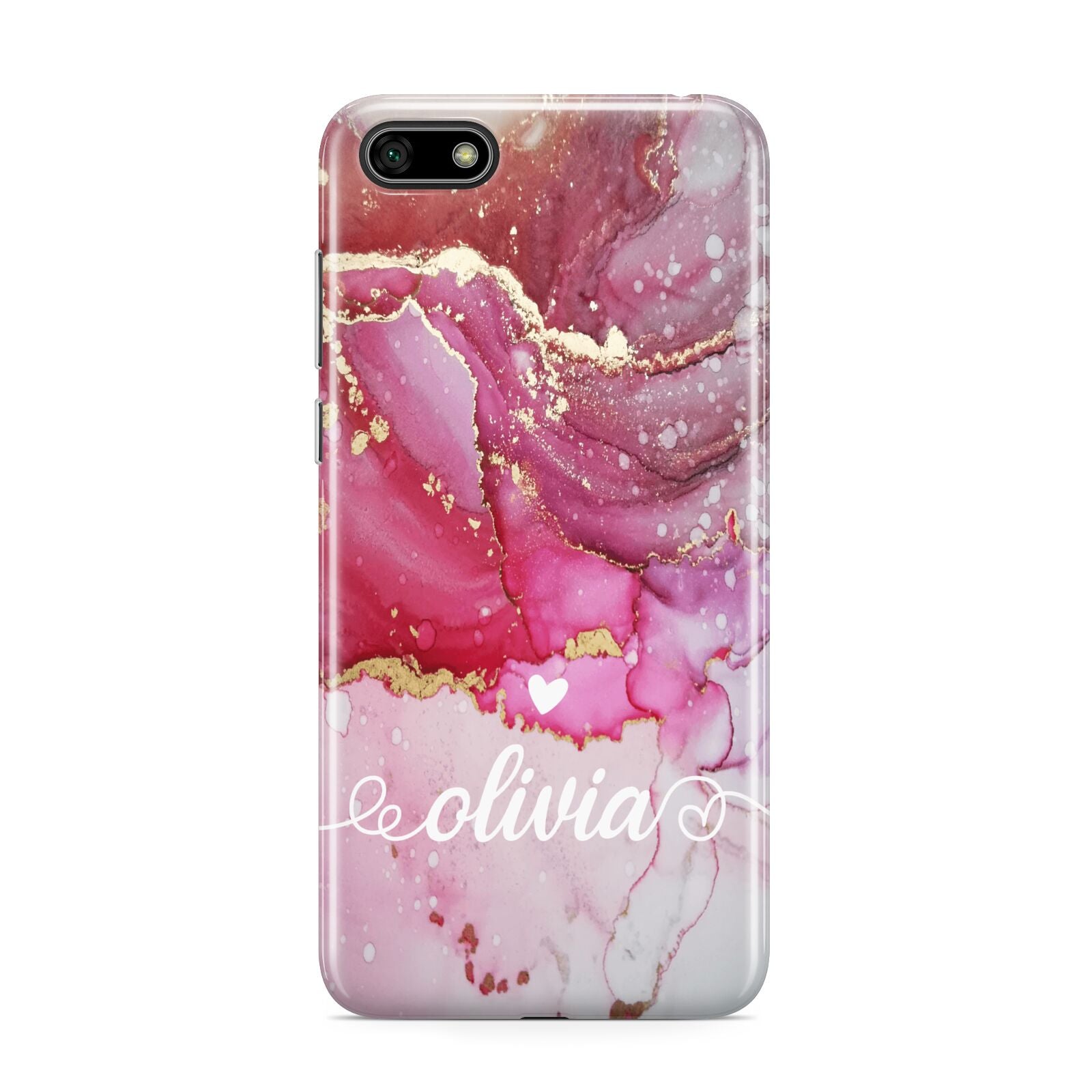 Custom Pink Marble Huawei Y5 Prime 2018 Phone Case