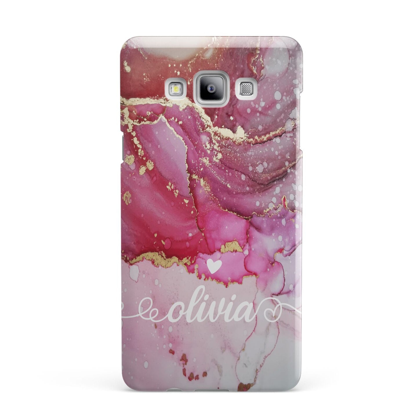 Custom Pink Marble Samsung Galaxy A7 2015 Case