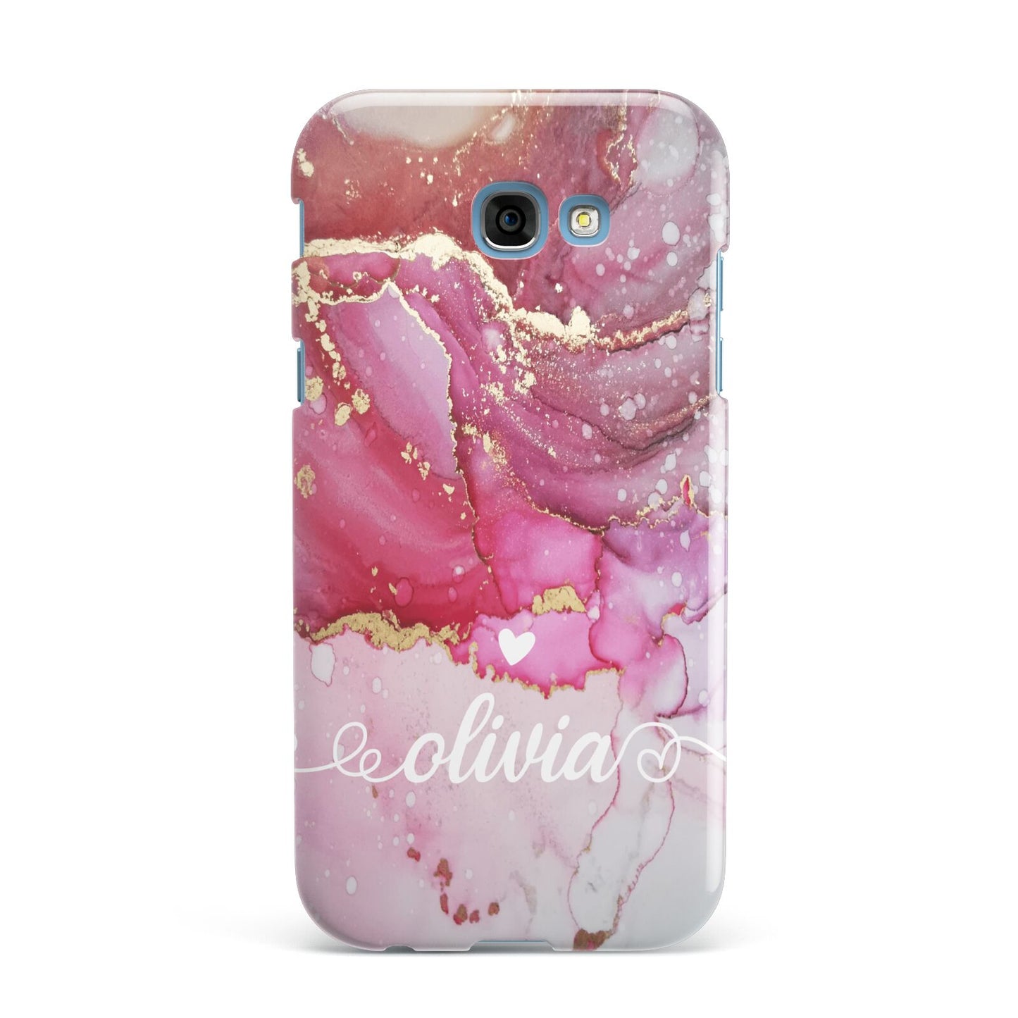 Custom Pink Marble Samsung Galaxy A7 2017 Case