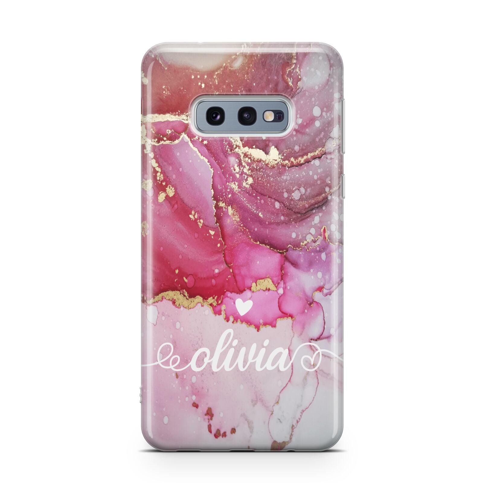 Custom Pink Marble Samsung Galaxy S10E Case