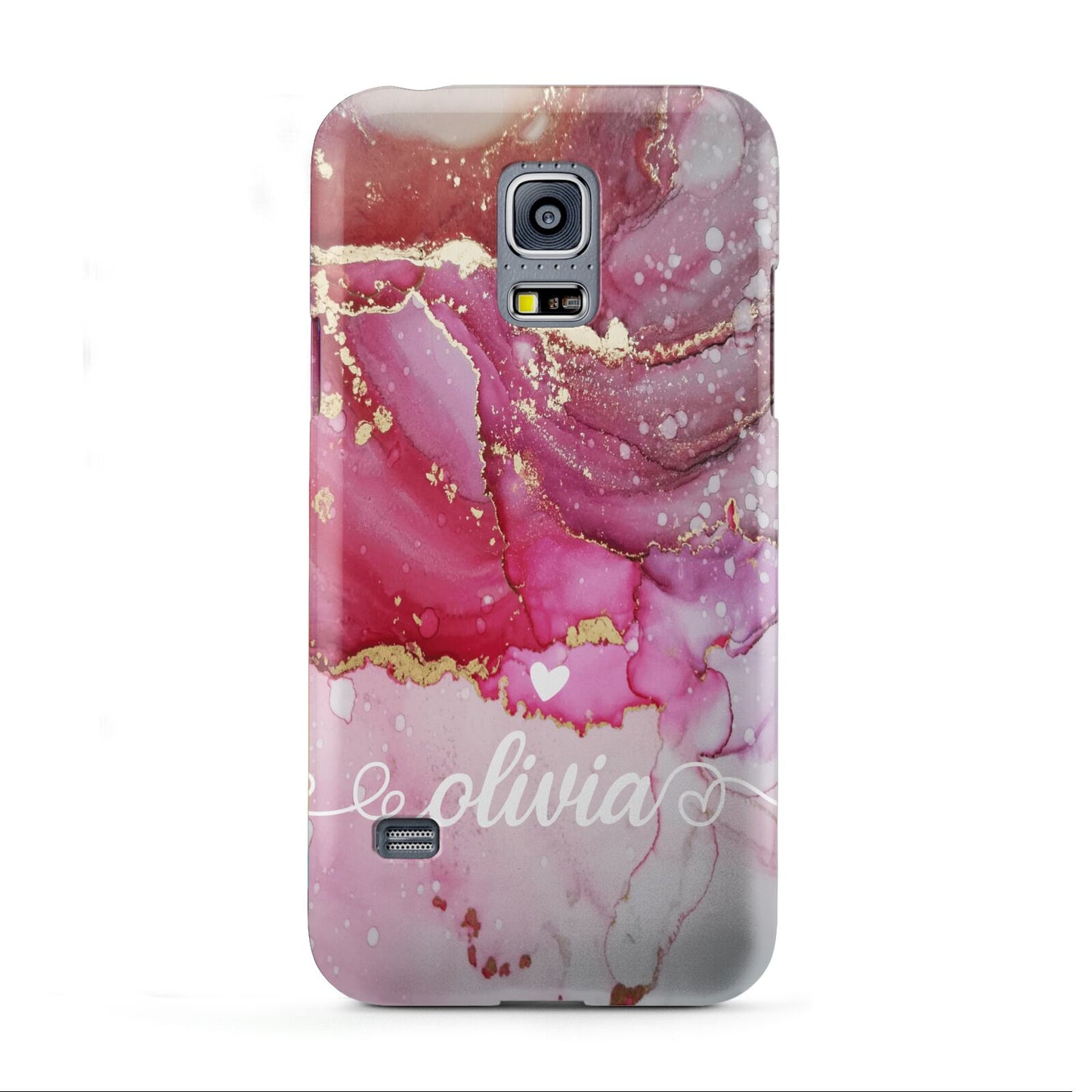 Custom Pink Marble Samsung Galaxy S5 Mini Case