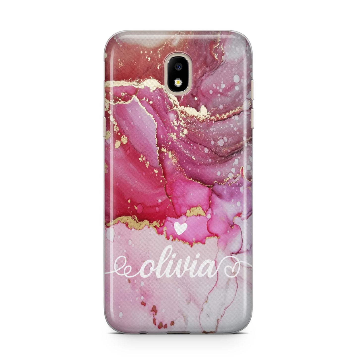 Custom Pink Marble Samsung J5 2017 Case