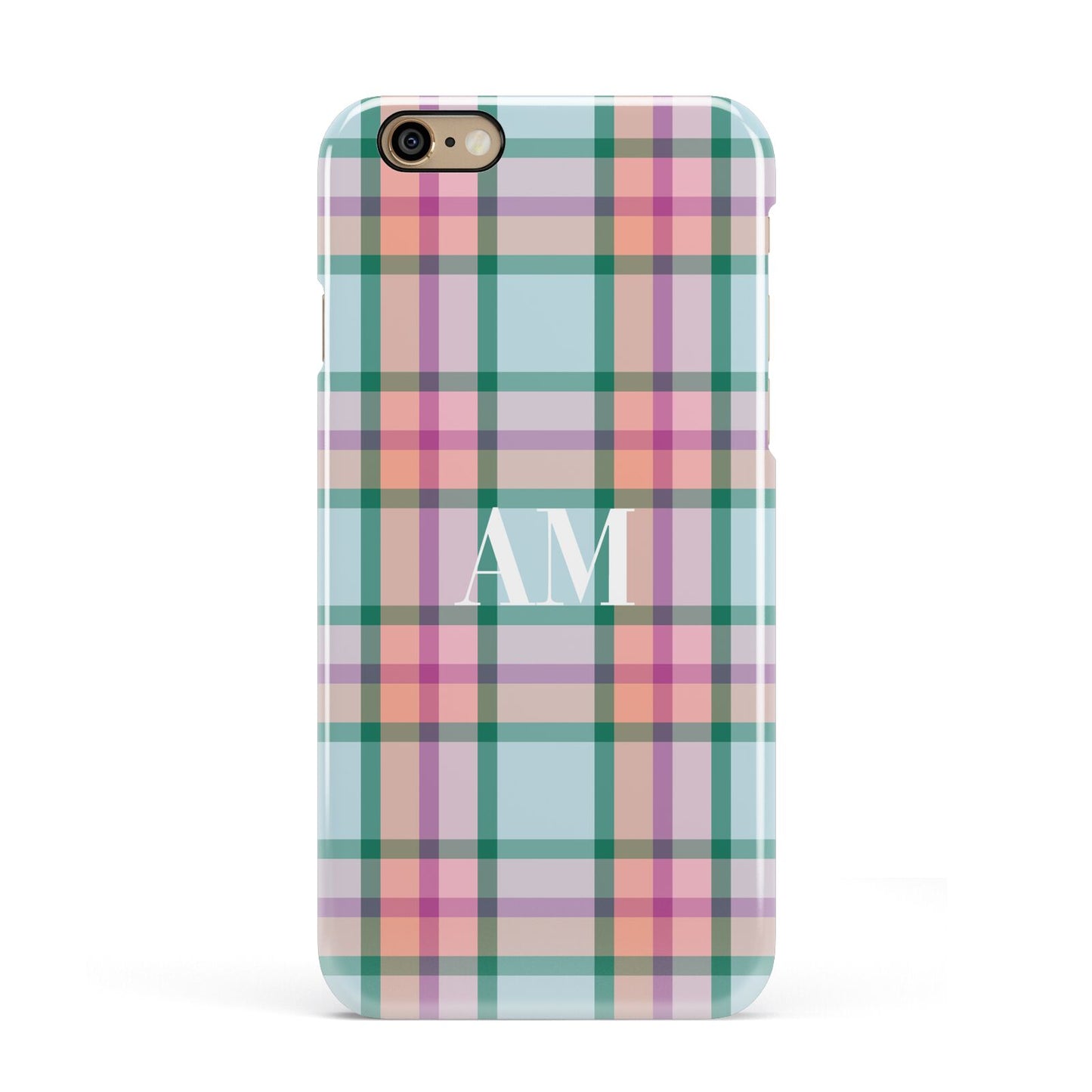 Custom Plaid Apple iPhone 6 3D Snap Case