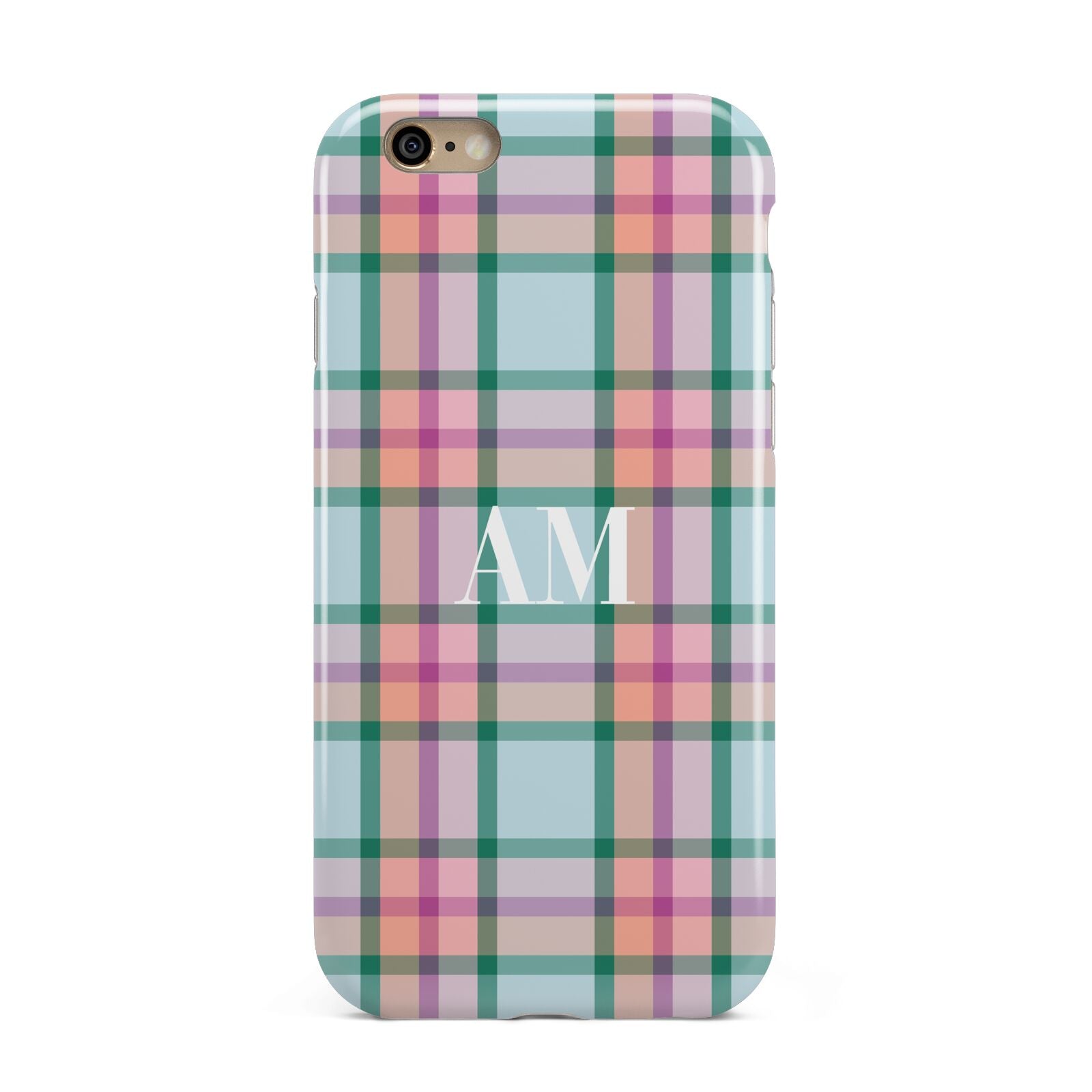 Custom Plaid Apple iPhone 6 3D Tough Case