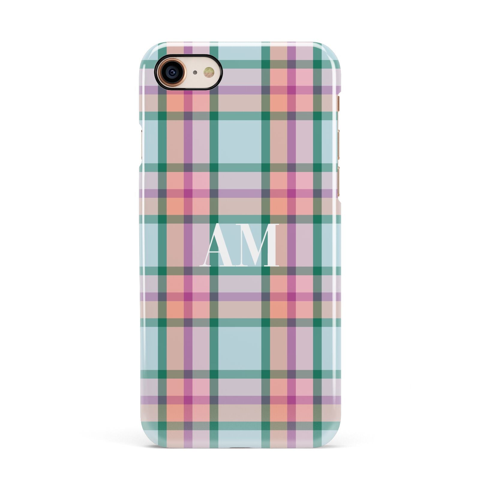 Custom Plaid Apple iPhone 7 8 3D Snap Case