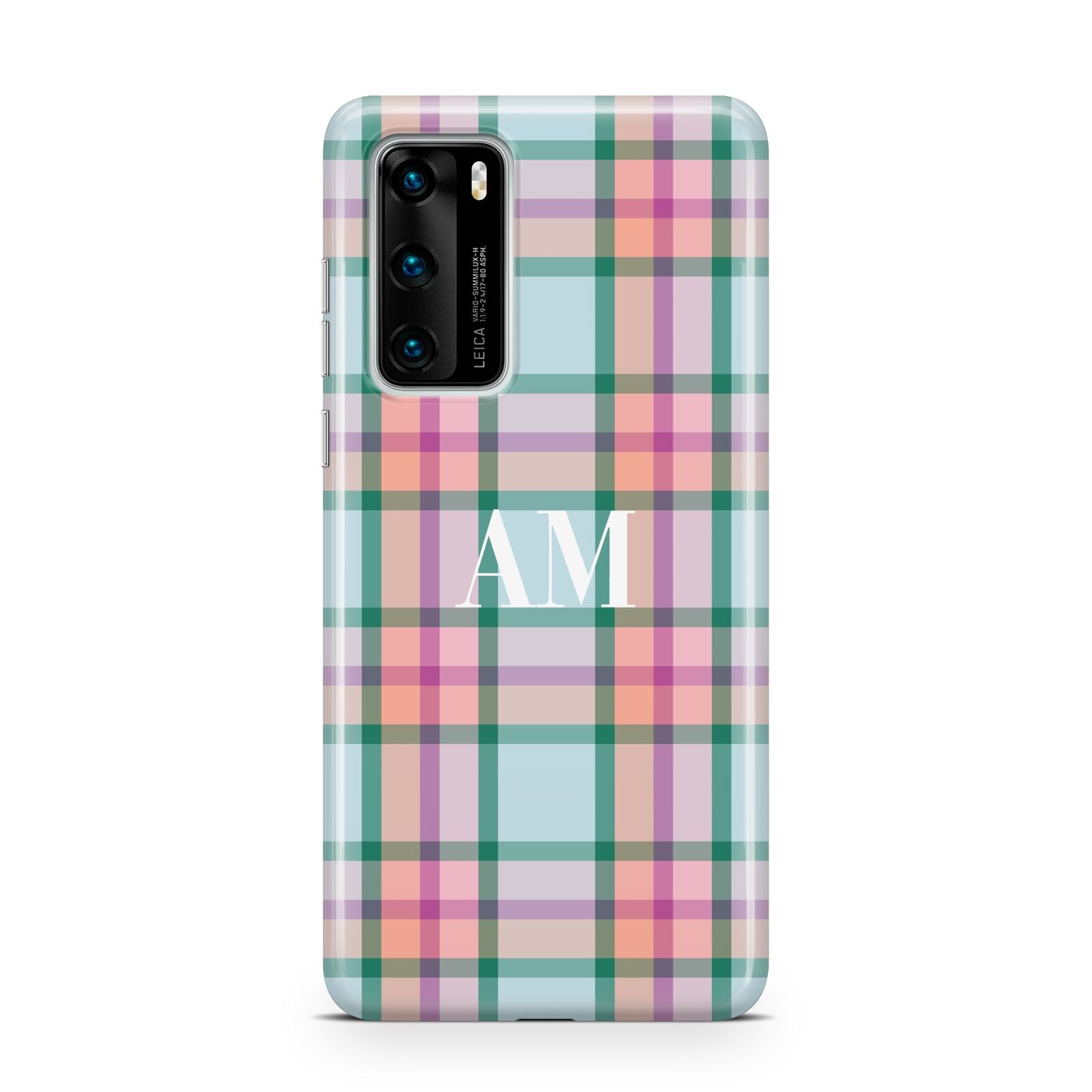 Custom Plaid Huawei P40 Phone Case