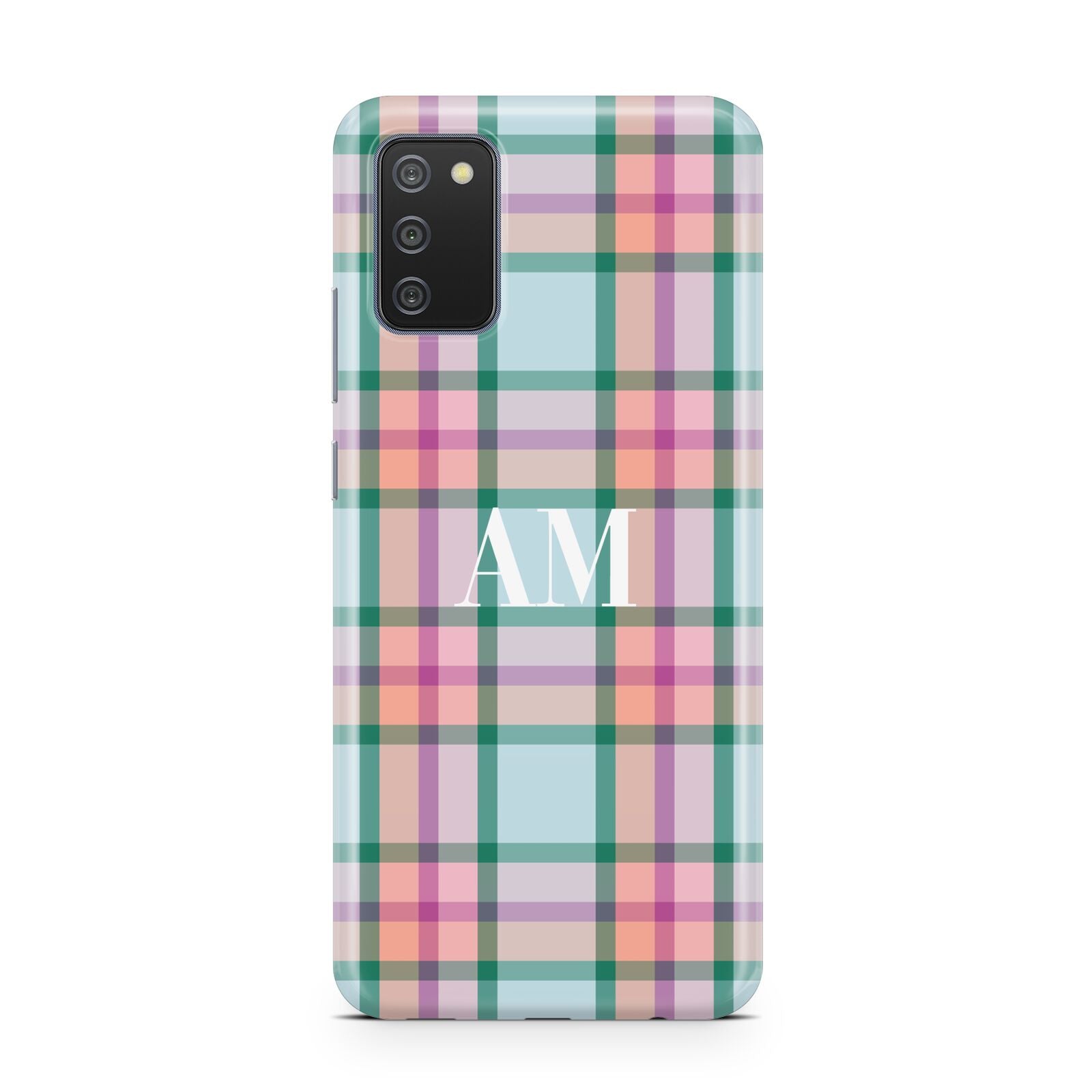 Custom Plaid Samsung A02s Case