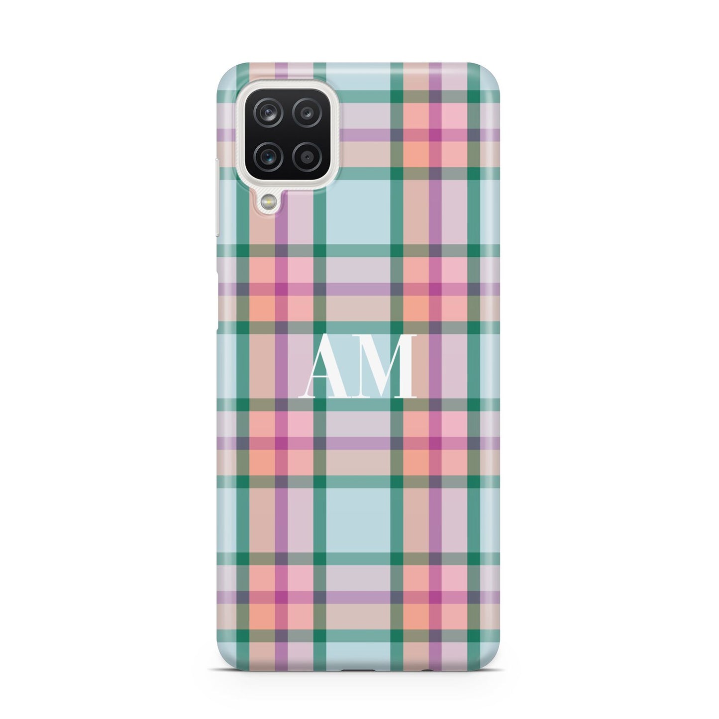 Custom Plaid Samsung A12 Case