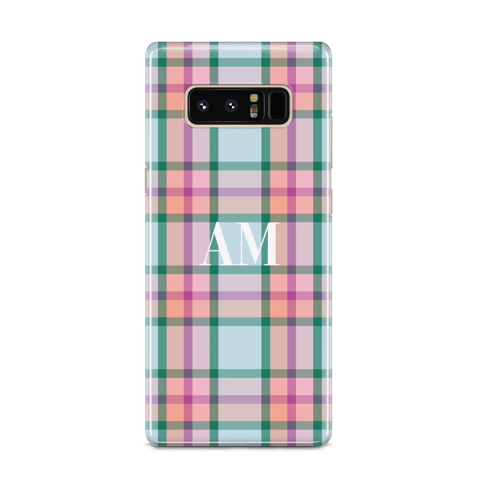 Custom Plaid Samsung Galaxy Note 8 Case