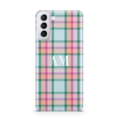 Custom Plaid Samsung S21 Plus Case