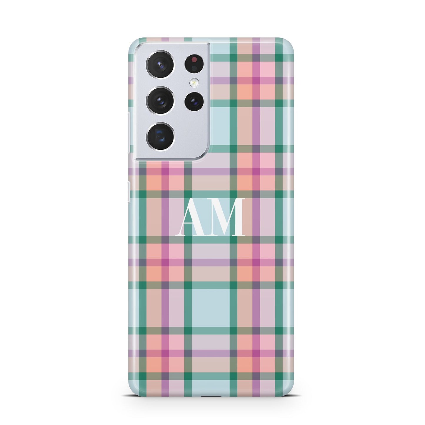 Custom Plaid Samsung S21 Ultra Case