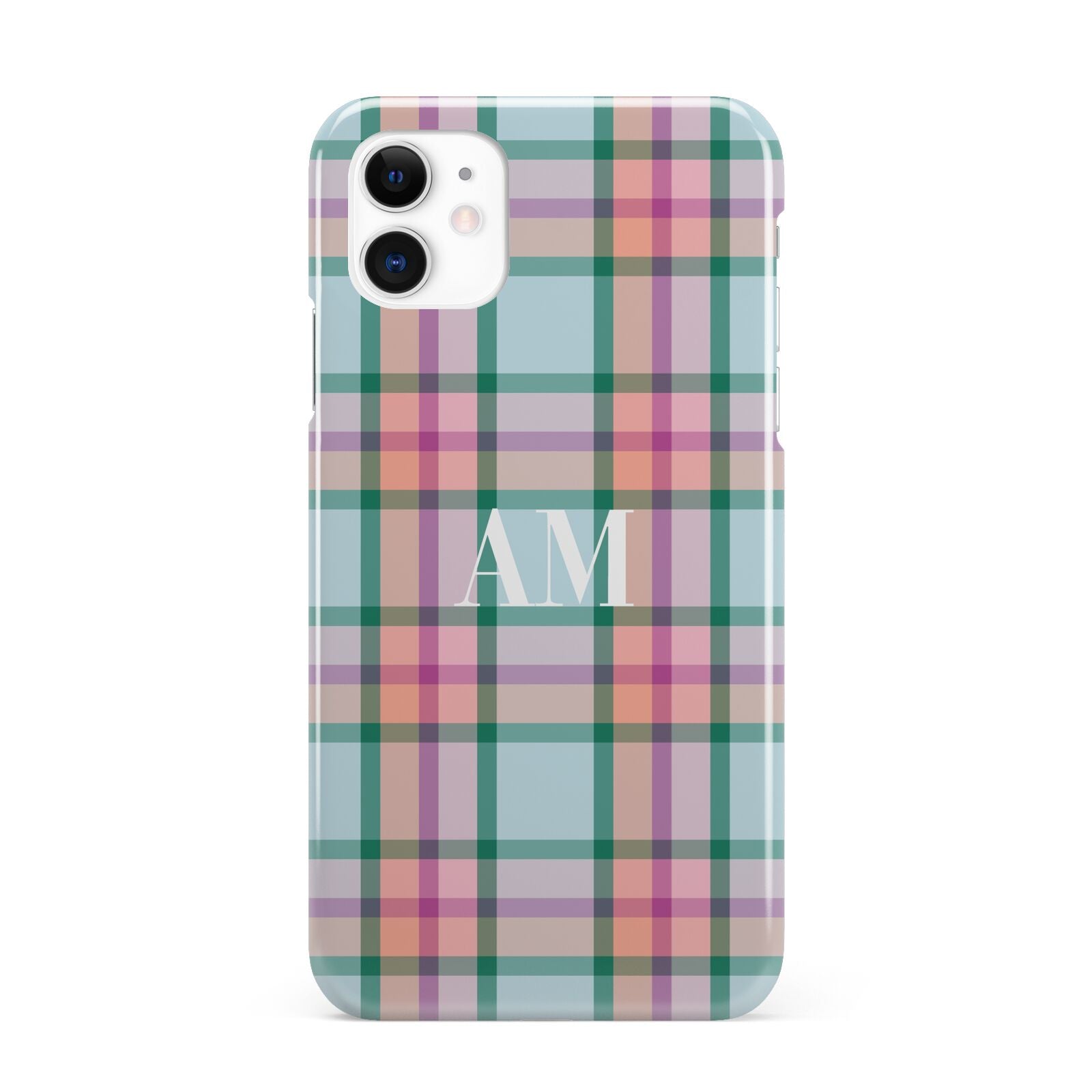 Custom Plaid iPhone 11 3D Snap Case