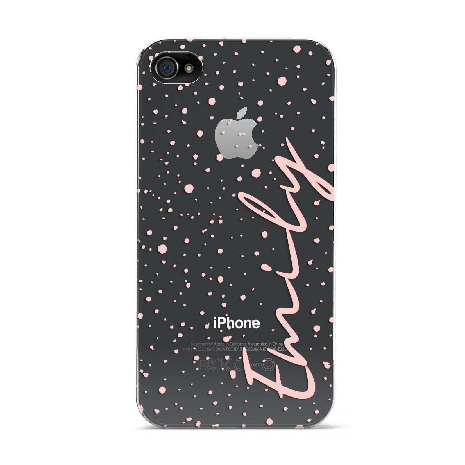 Custom Polka Dot Apple iPhone 4s Case