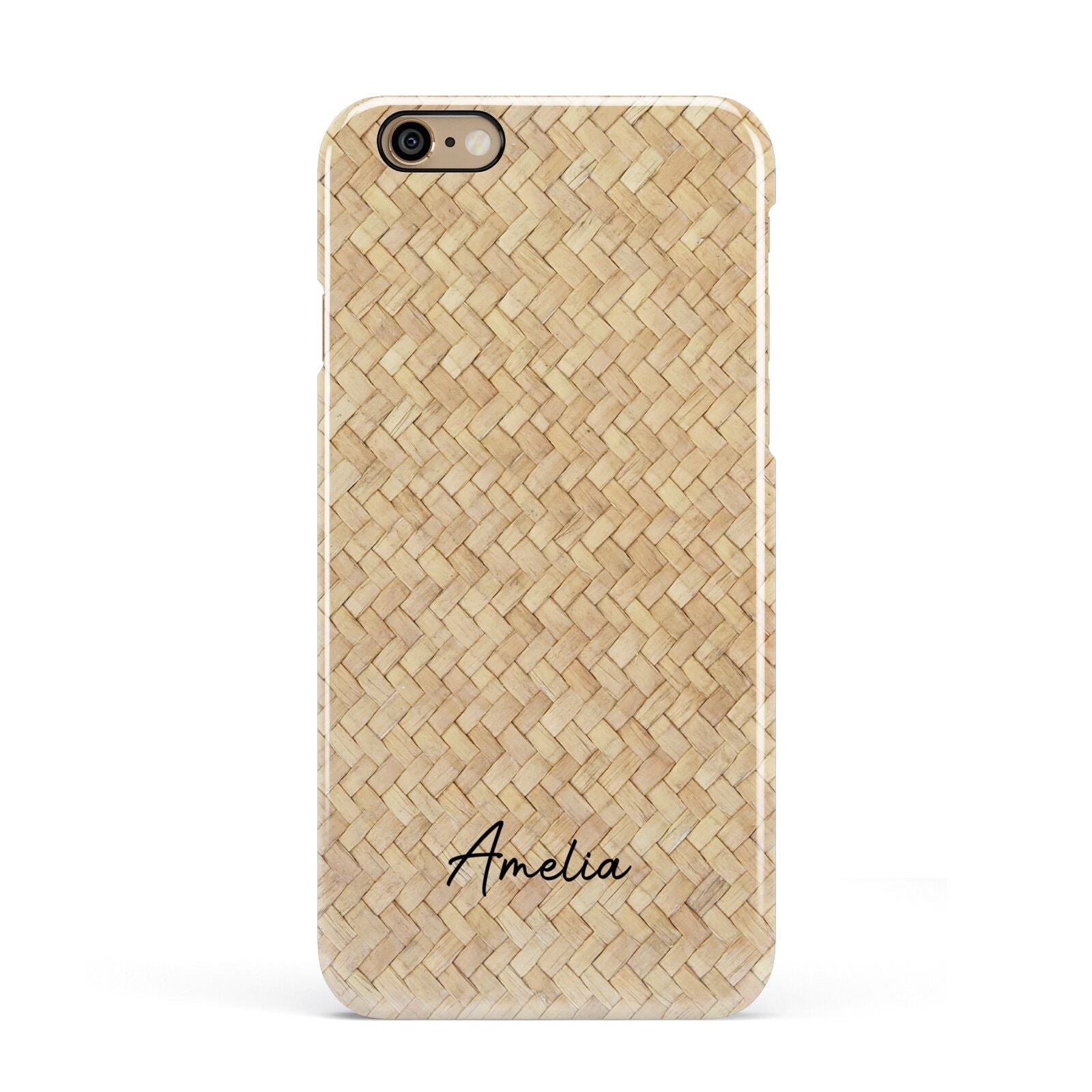 Custom Rattan Pattern Apple iPhone 6 3D Snap Case