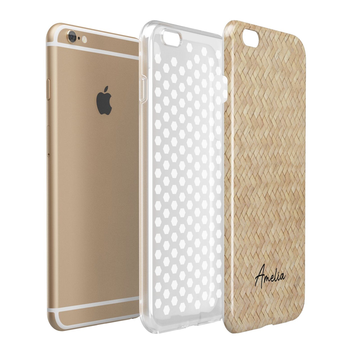 Custom Rattan Pattern Apple iPhone 6 Plus 3D Tough Case Expand Detail Image