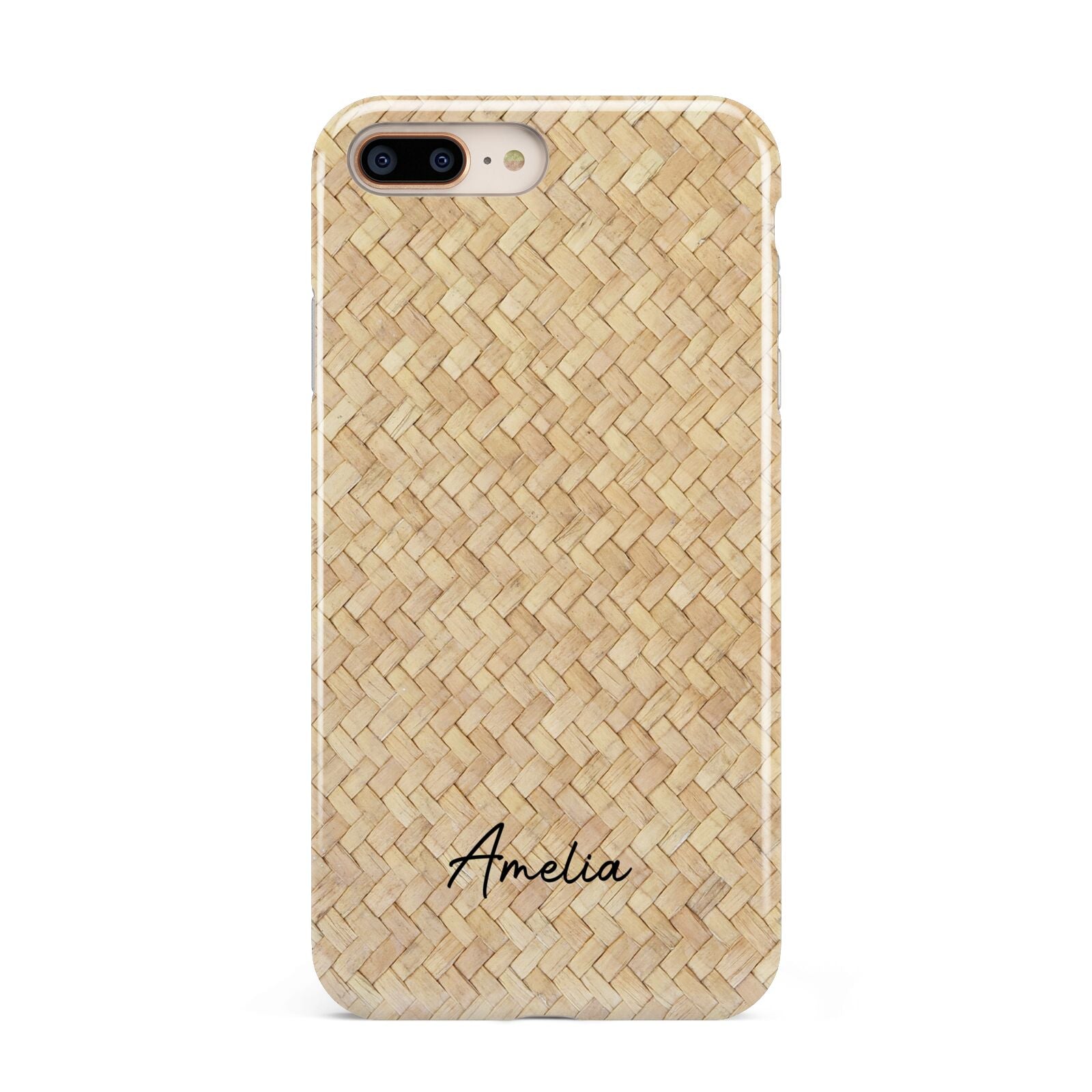 Custom Rattan Pattern Apple iPhone 7 8 Plus 3D Tough Case