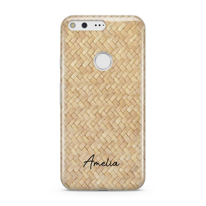 Custom Rattan Pattern Google Pixel Case