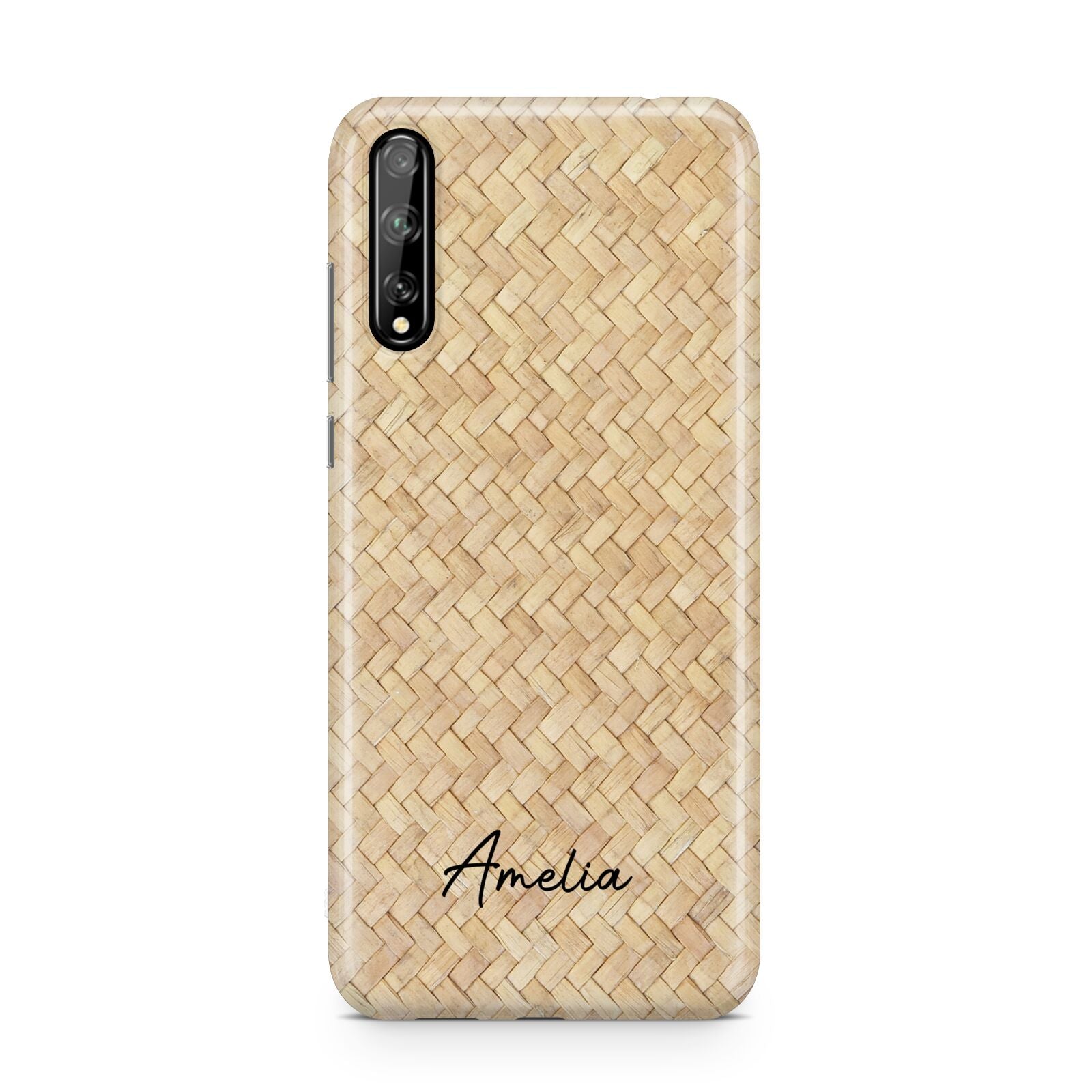 Custom Rattan Pattern Huawei Enjoy 10s Phone Case