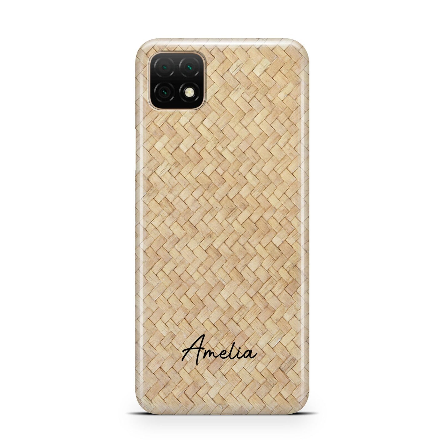 Custom Rattan Pattern Huawei Enjoy 20 Phone Case