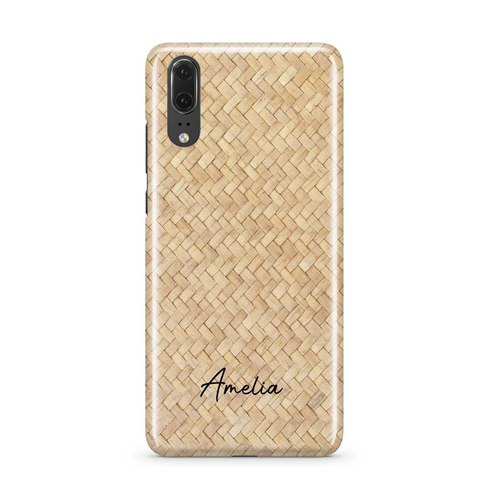 Custom Rattan Pattern Huawei P20 Phone Case