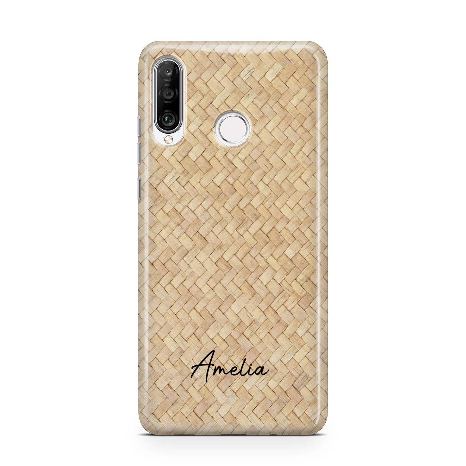 Custom Rattan Pattern Huawei P30 Lite Phone Case