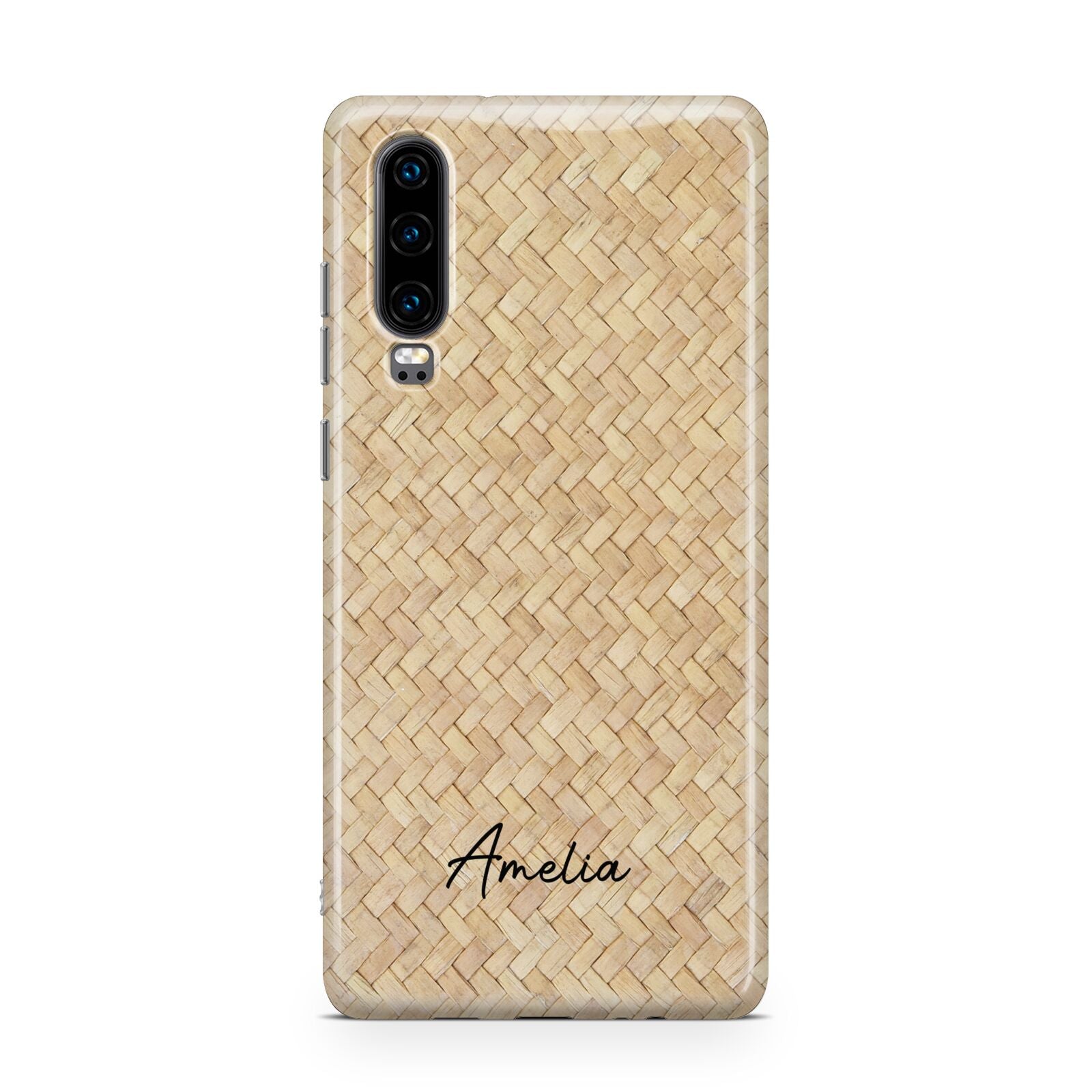 Custom Rattan Pattern Huawei P30 Phone Case