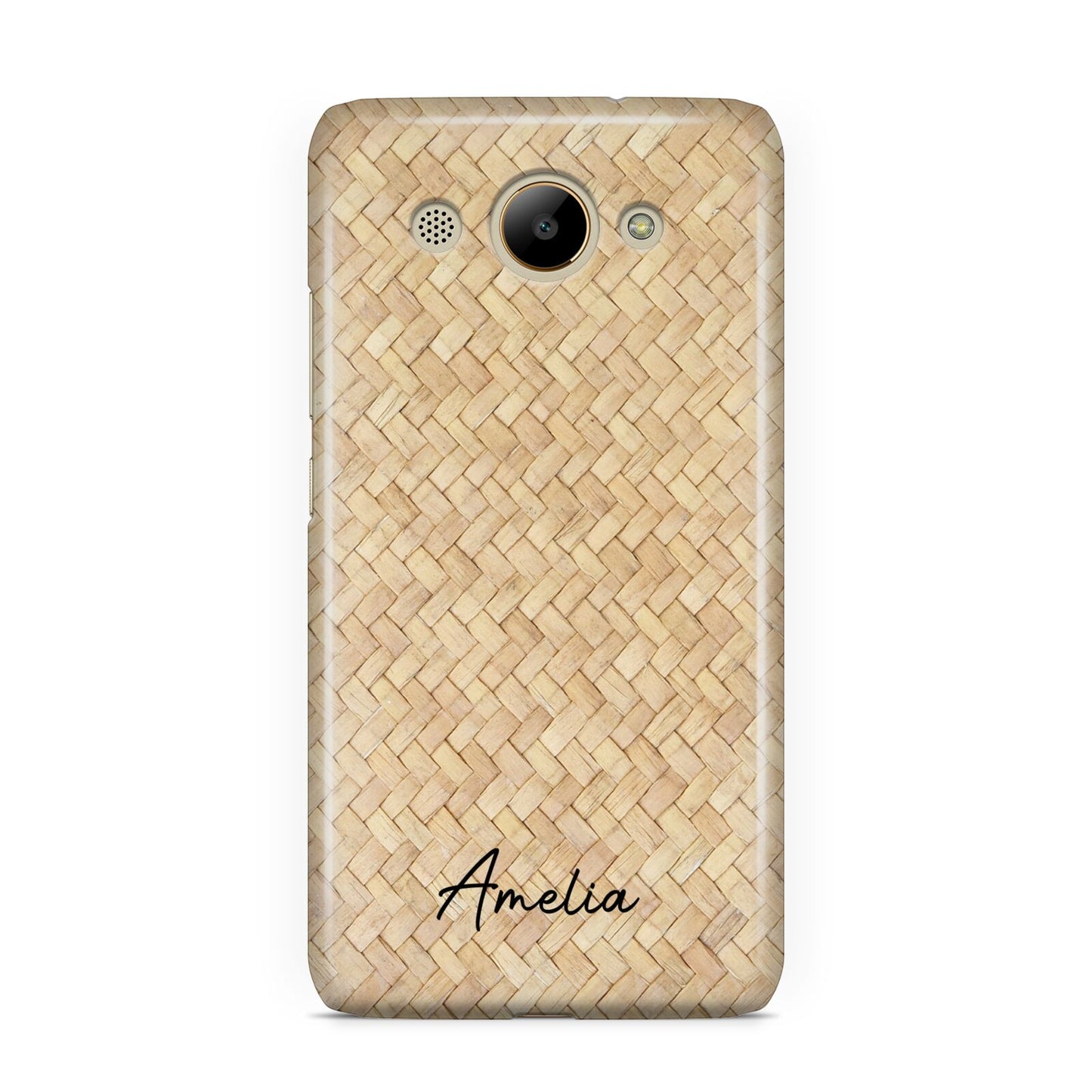 Custom Rattan Pattern Huawei Y3 2017