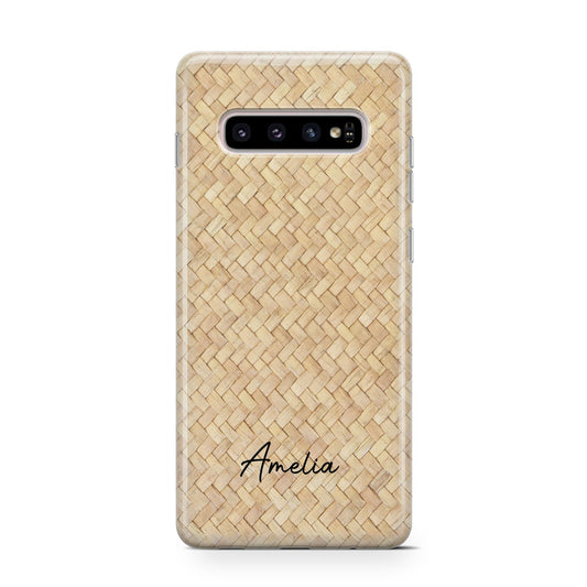 Custom Rattan Pattern Protective Samsung Galaxy Case