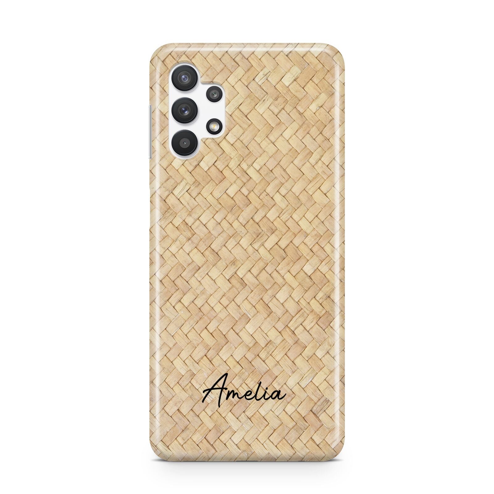 Custom Rattan Pattern Samsung A32 5G Case