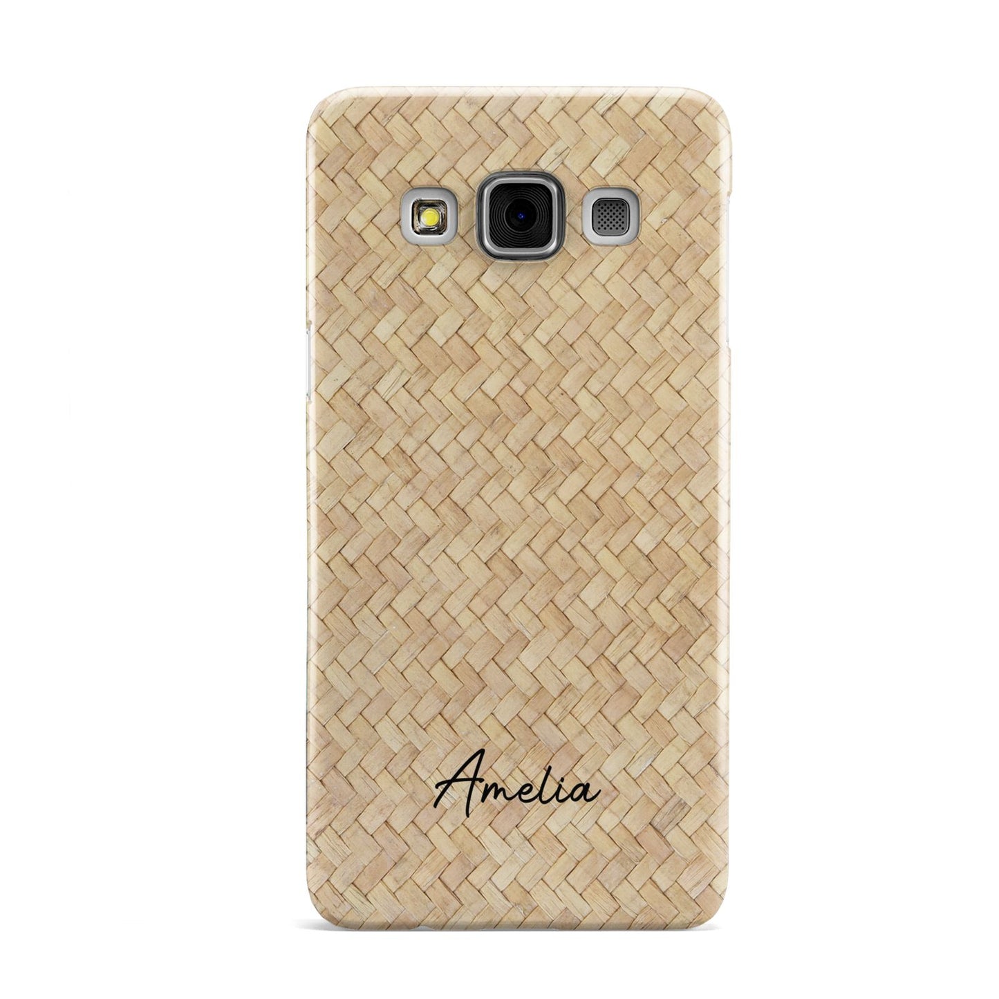 Custom Rattan Pattern Samsung Galaxy A3 Case