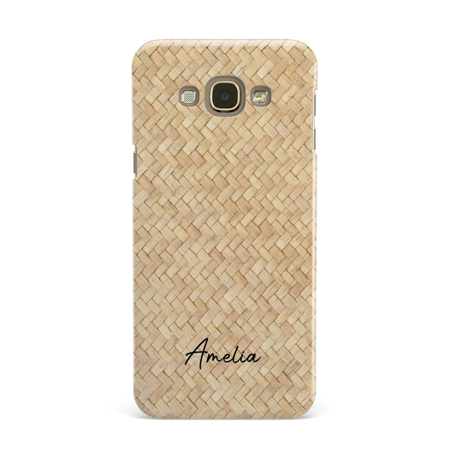 Custom Rattan Pattern Samsung Galaxy A8 Case