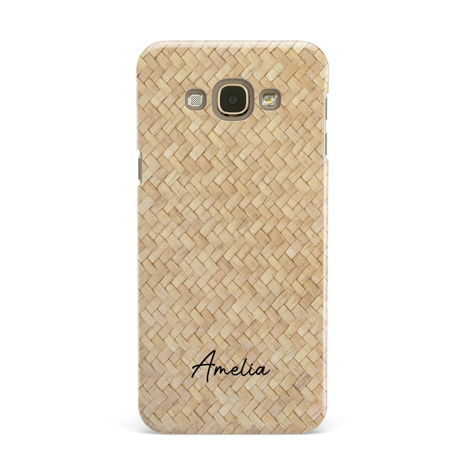 Custom Rattan Pattern Samsung Galaxy A8 Case