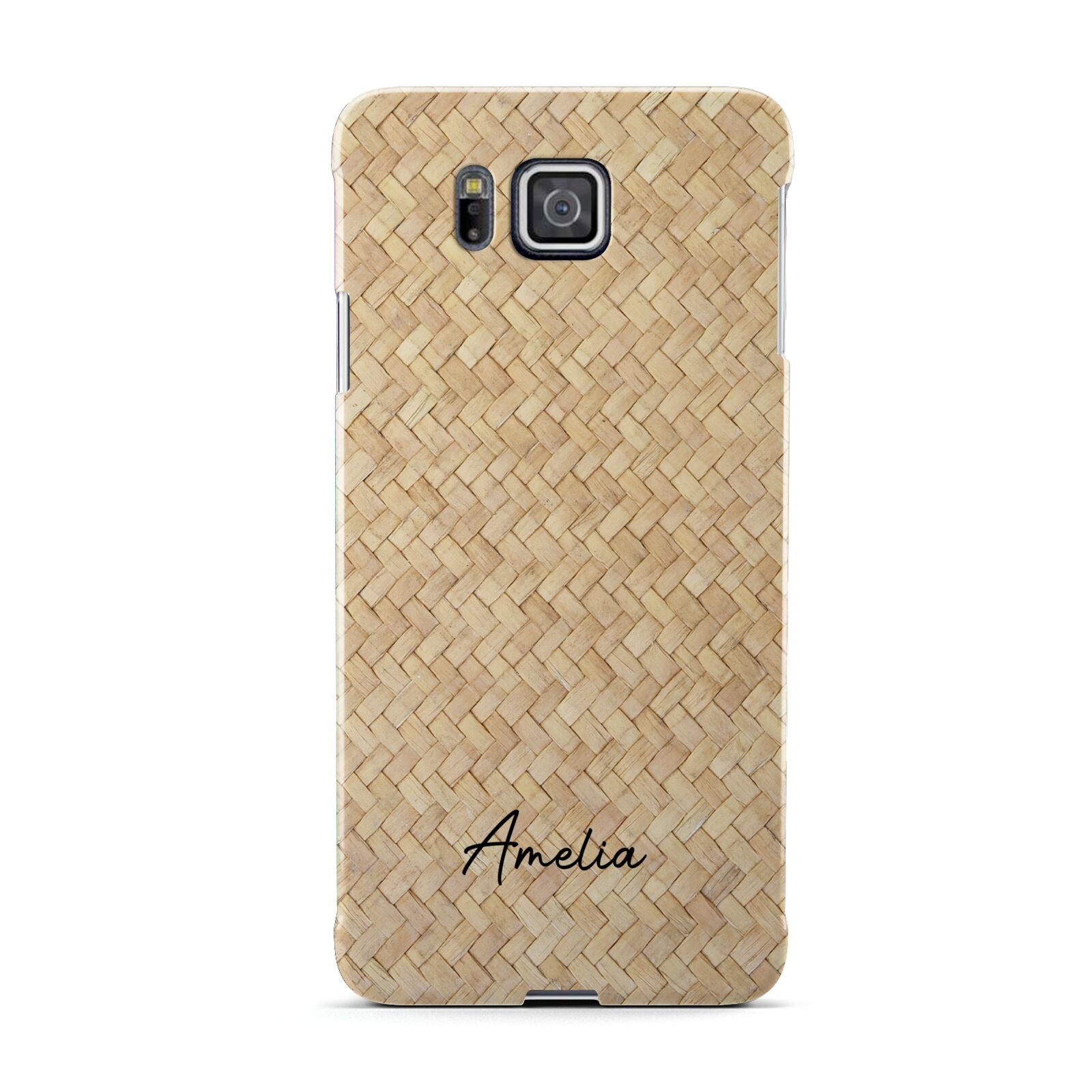 Custom Rattan Pattern Samsung Galaxy Alpha Case