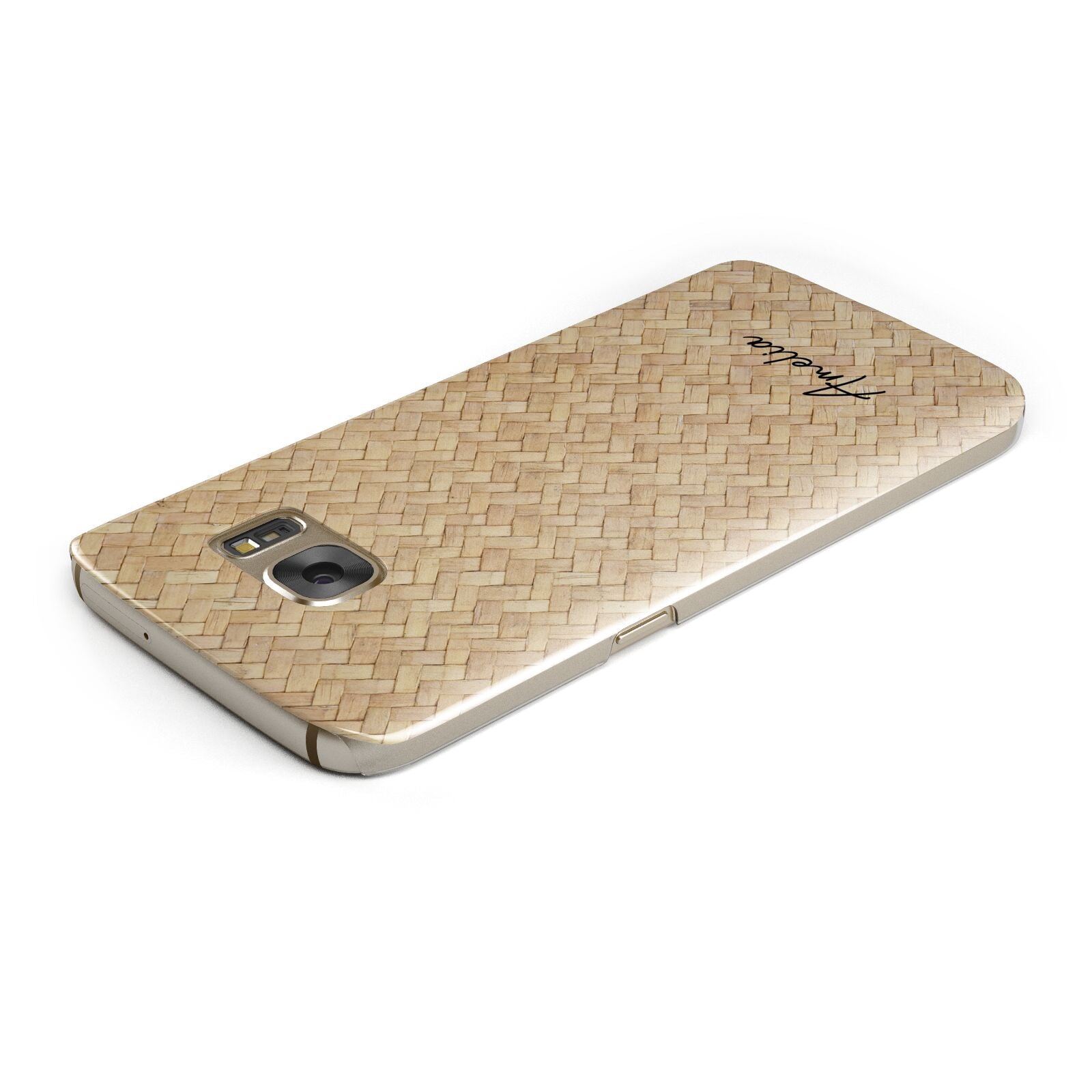 Custom Rattan Pattern Samsung Galaxy Case Top Cutout