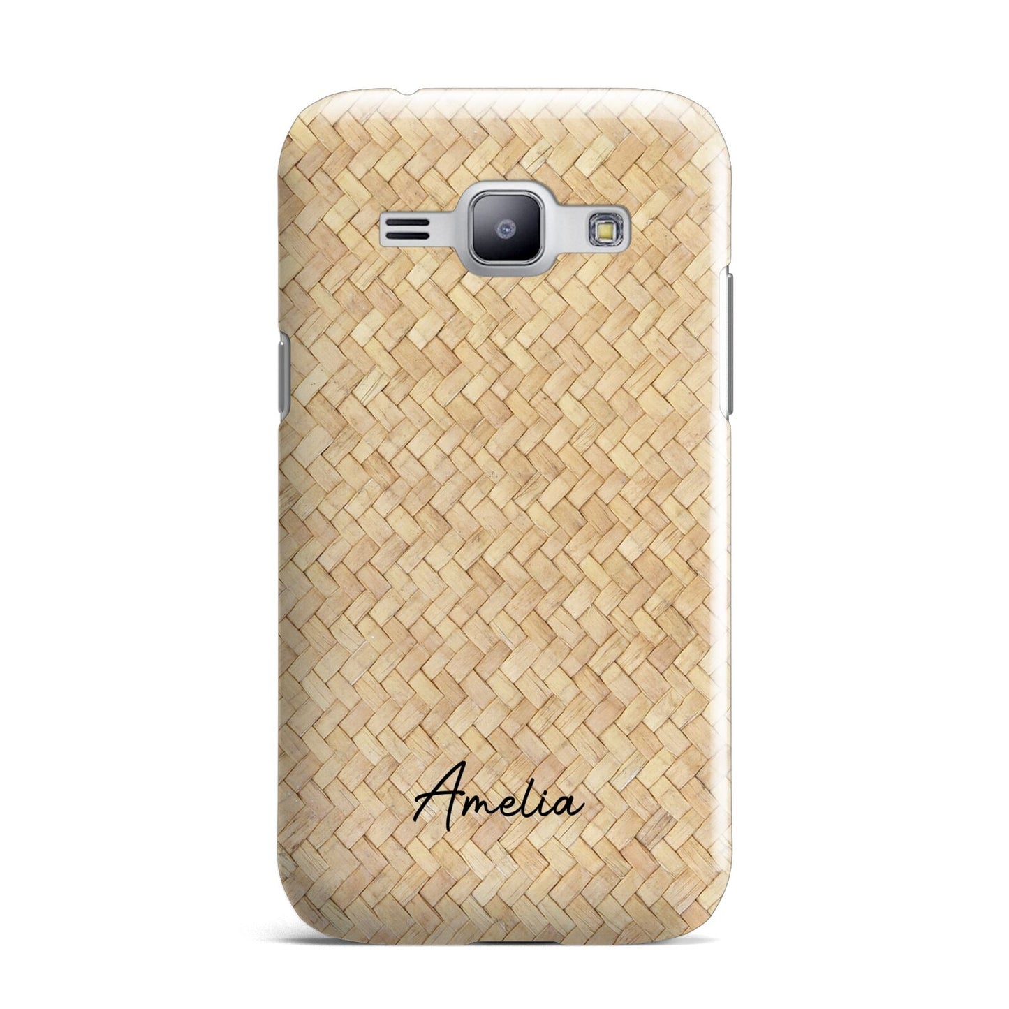 Custom Rattan Pattern Samsung Galaxy J1 2015 Case