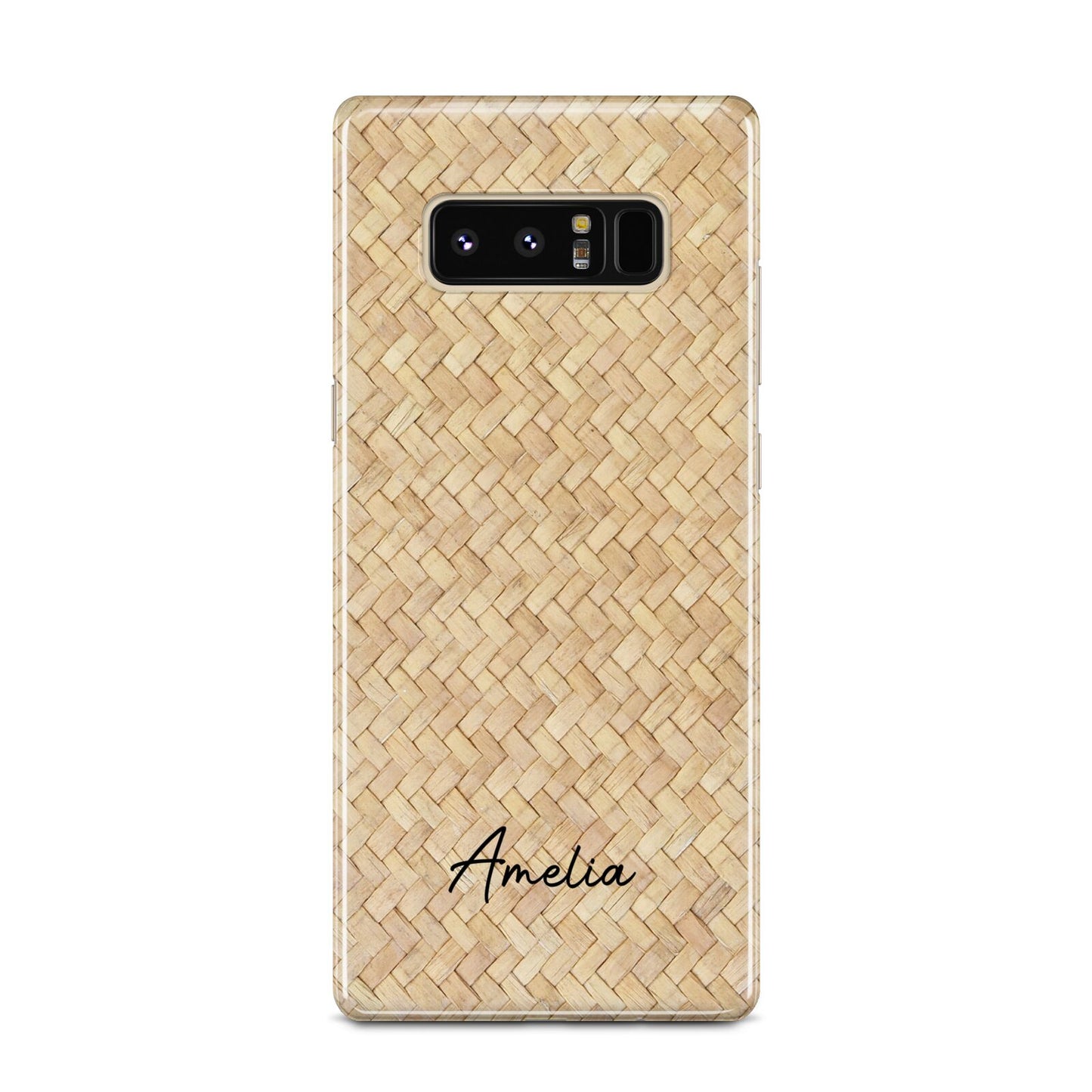 Custom Rattan Pattern Samsung Galaxy Note 8 Case