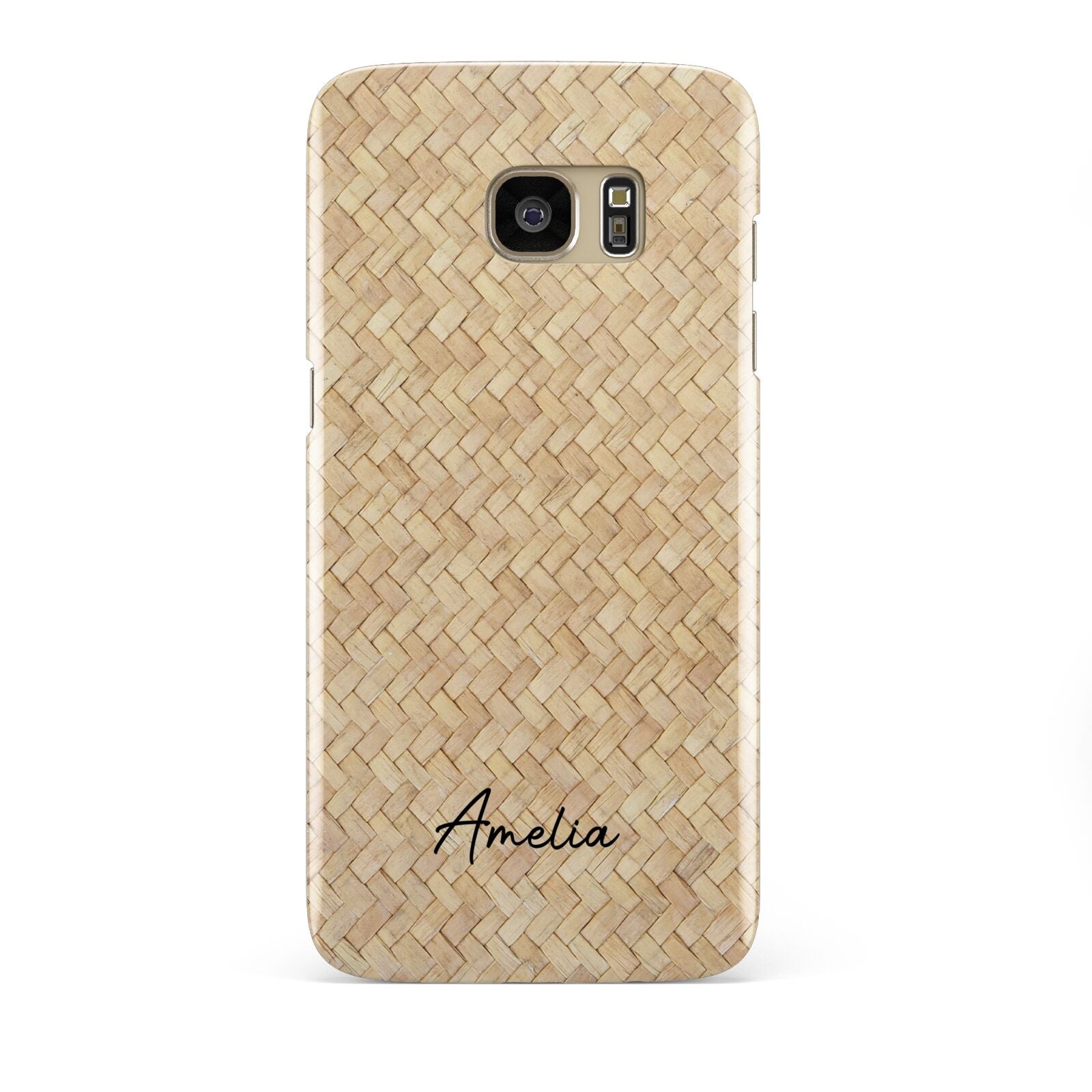 Custom Rattan Pattern Samsung Galaxy S7 Edge Case